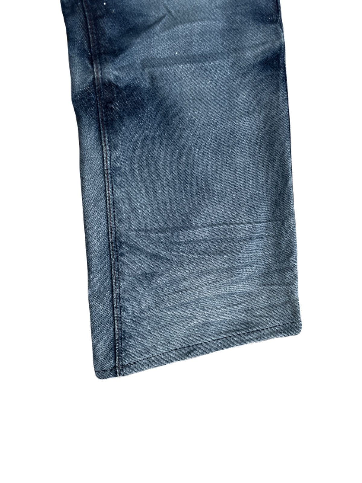 If Six Was Nine 2000s RUBIK Vkei Distressed Flare Jeans Japanese archive Size US 31 - 7 Thumbnail