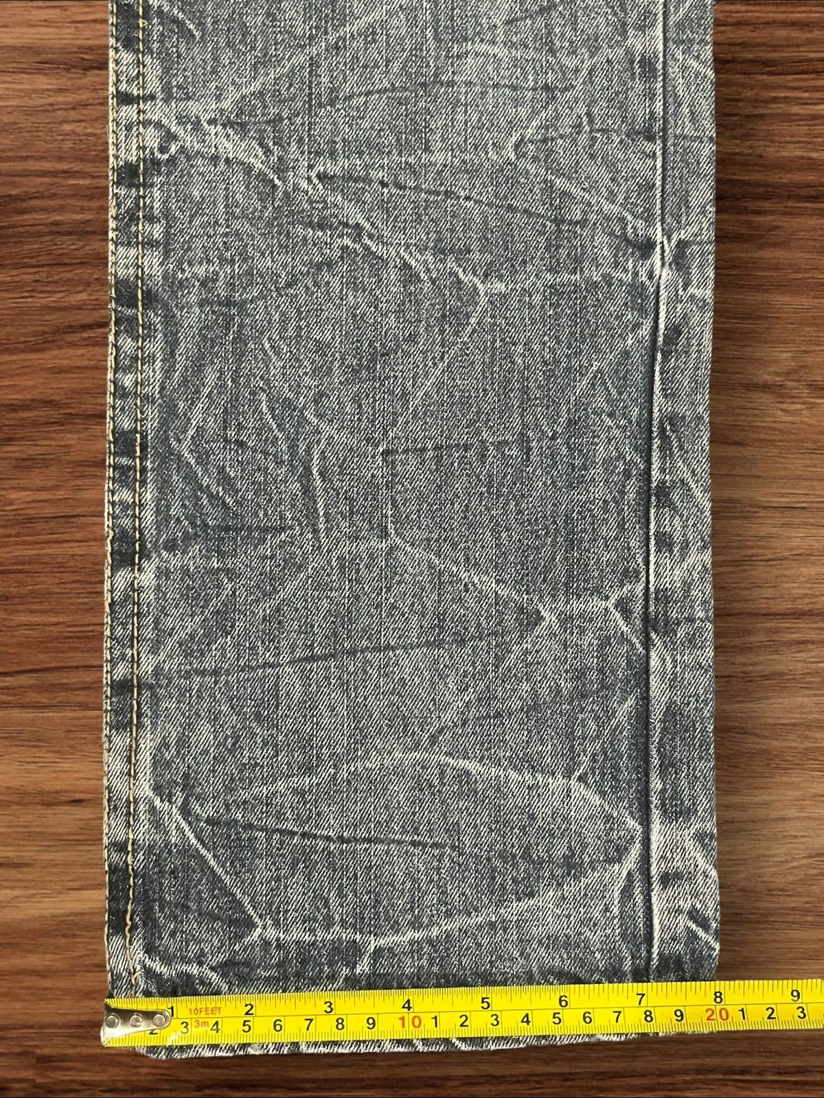 Japanese Brand × Le Grande Bleu (L.G.B.) Vintage Japanese Brand Back & Forth Embroidered Whisker Jean Size US 28 / EU 44 - 16 Thumbnail