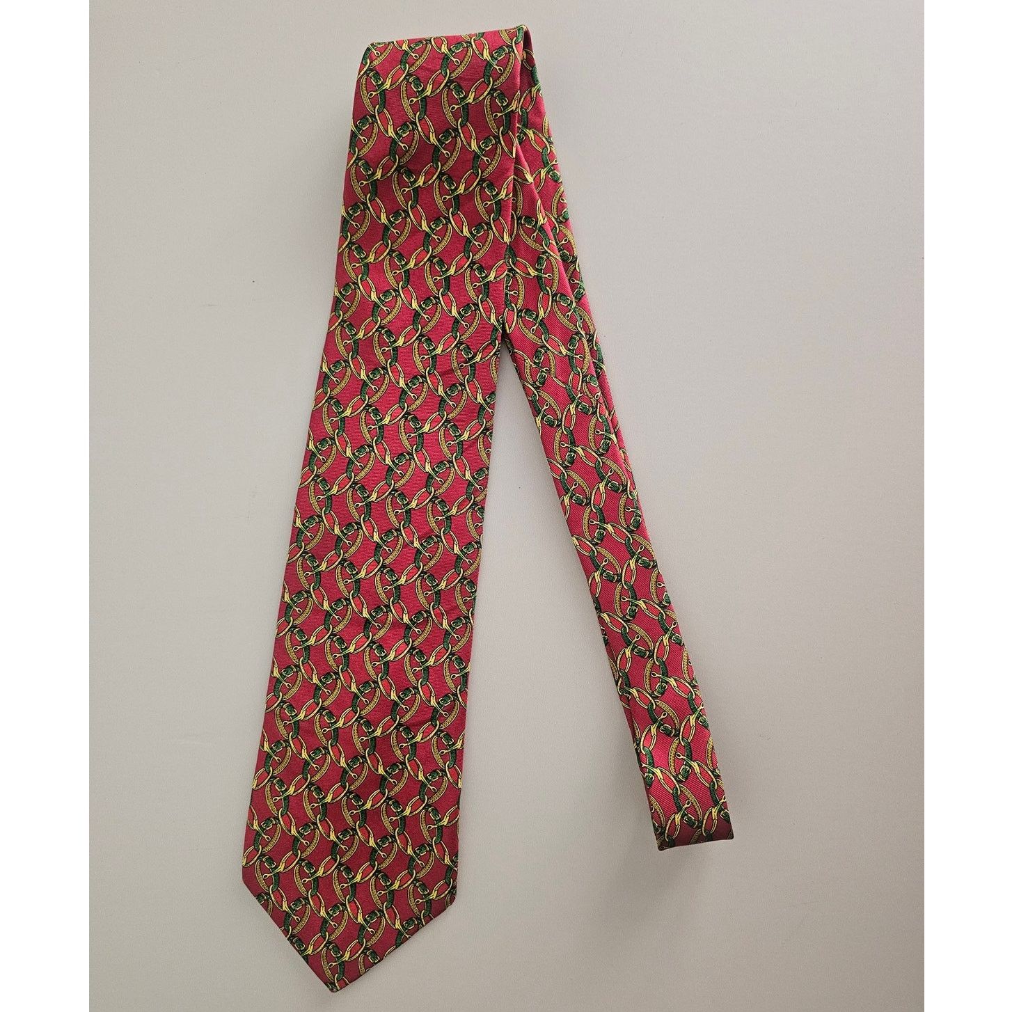 Brooks Brothers Brooks Brothers MAKERS Silk Belts Stirrups Necktie Tie 3.75" Size ONE SIZE - 3 Thumbnail