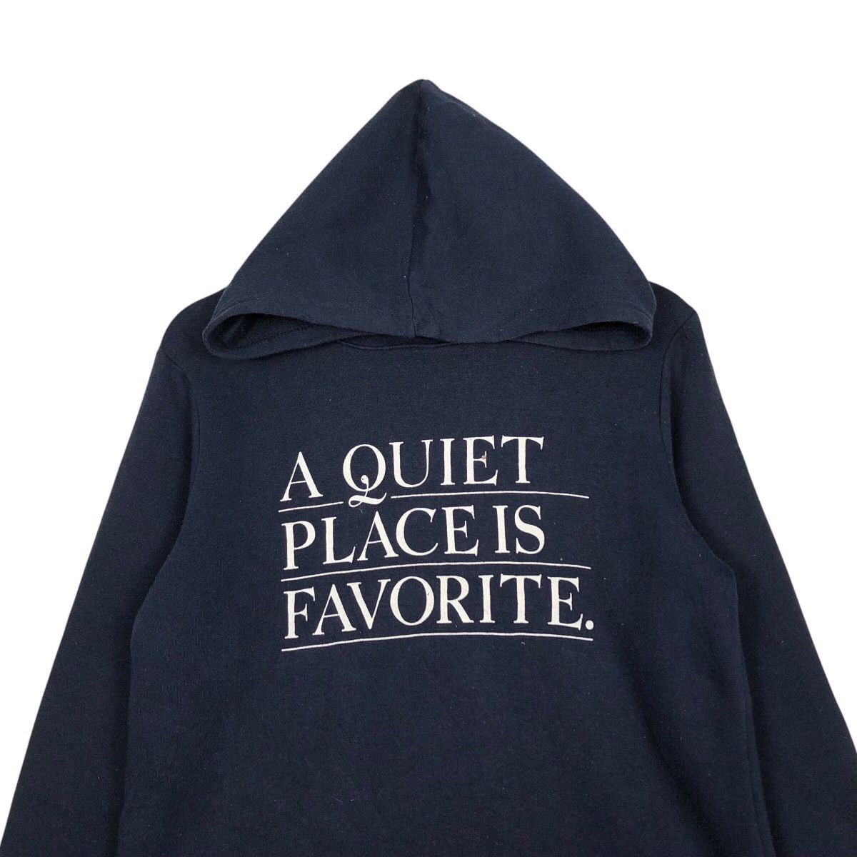 Japanese Brand 📌A Quite Place Is Favorite Hoodie Big Logo Design Size US M / EU 48-50 / 2 - 4 Thumbnail