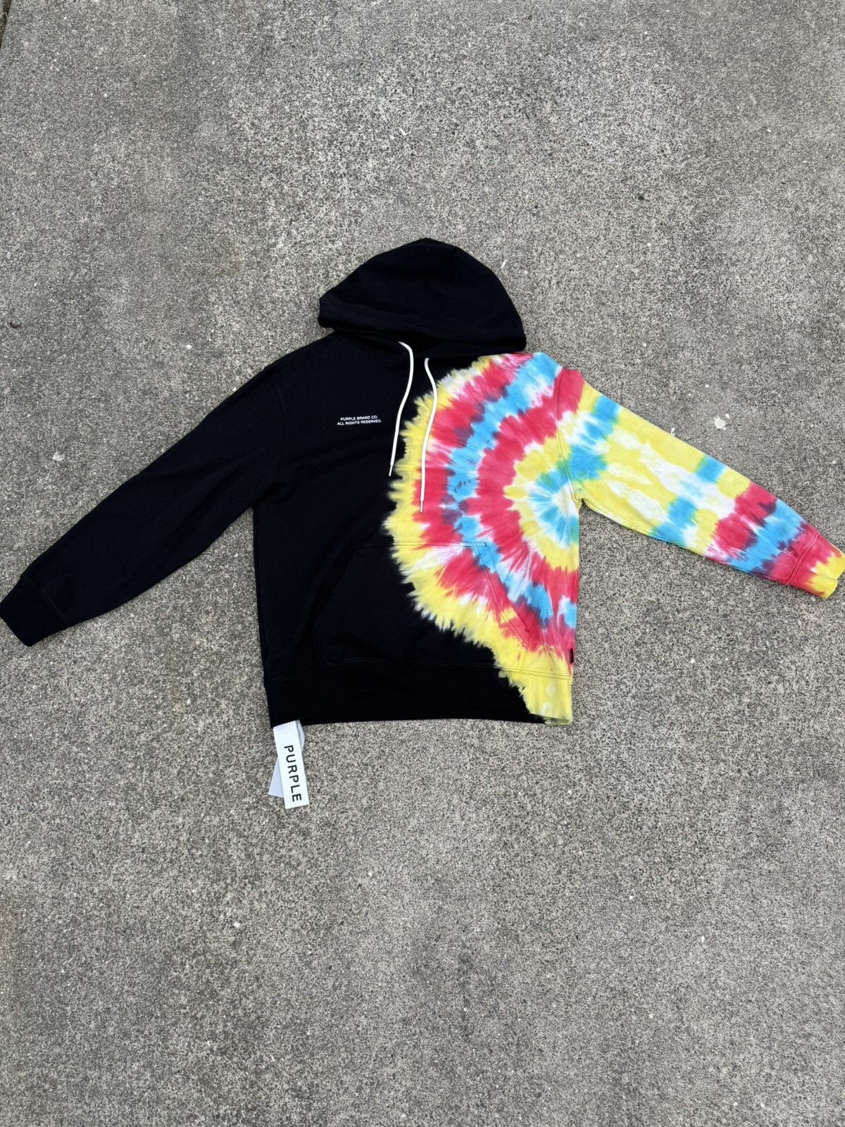 Purple Brand Purple Brand Partially Tie Dyed Hoodie Size US L / EU 52-54 / 3 - 1 Thumbnail