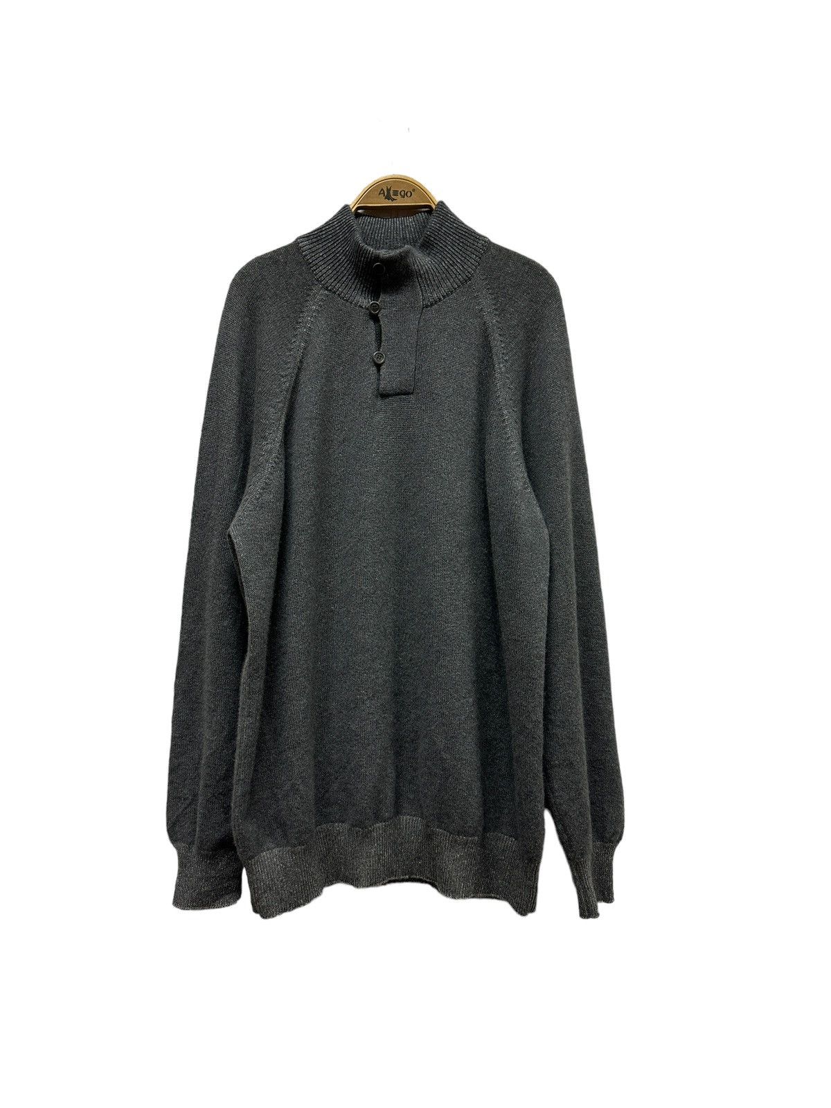 image of Cashmere Wool x Loro Piana 100% Cashmere Sweater Italy in Grey, Men's (Size XL)
