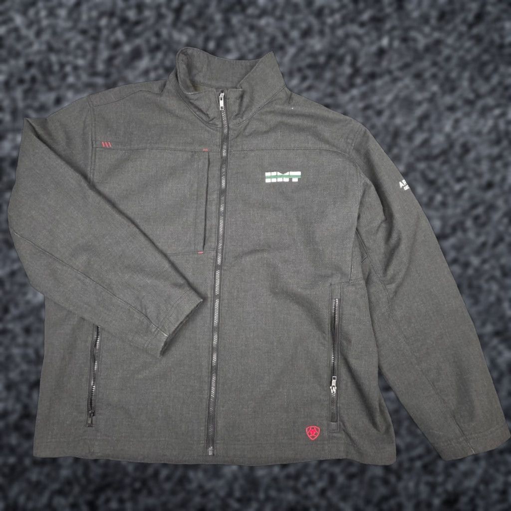Ariat FR Vernon Flame Resistant Work Jacket Cat 3 2112 Gray Men 2XL Jacket