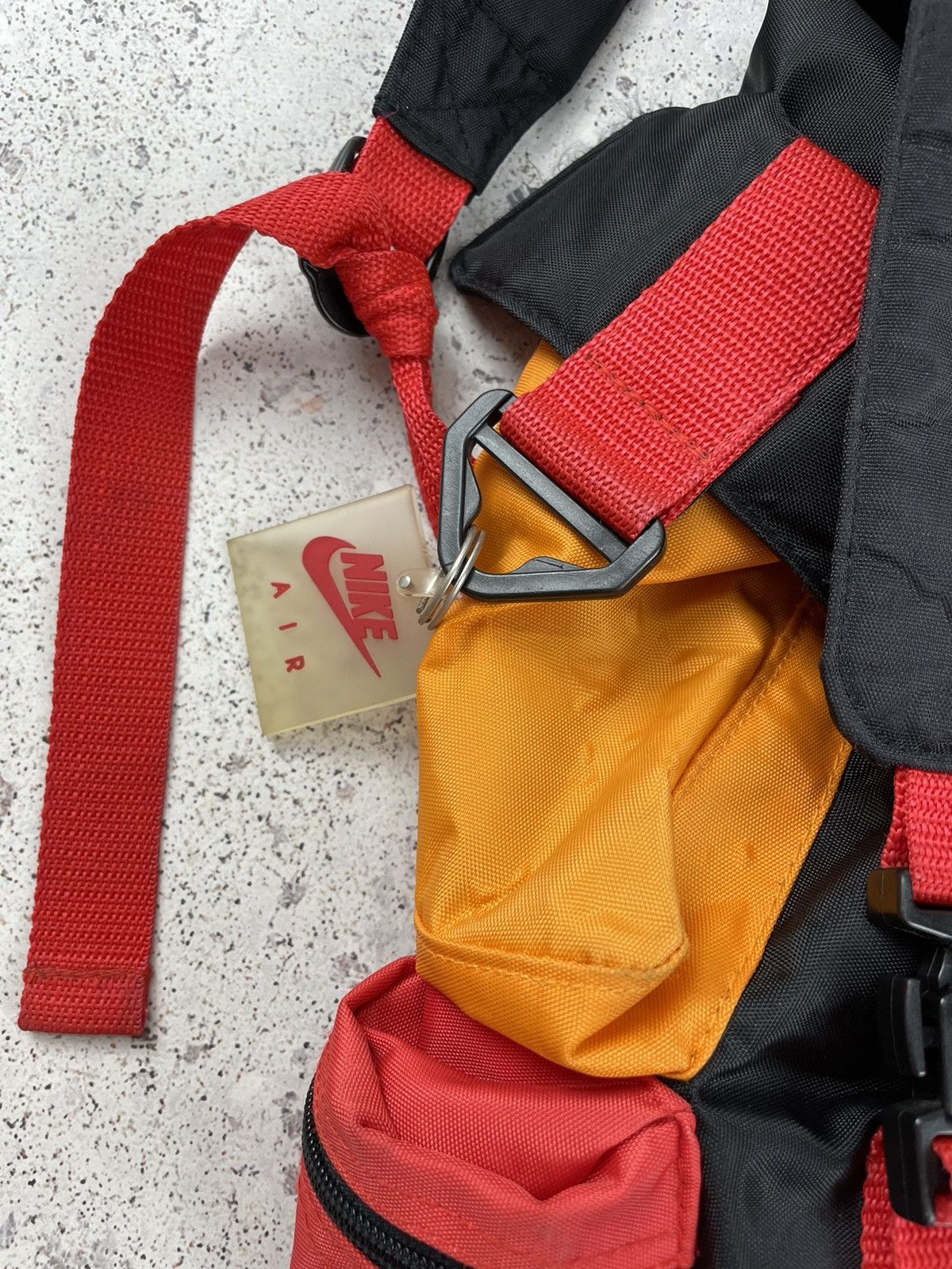 Nike Vintage Nike Old School Backpack Big Logo Size ONE SIZE - 4 Thumbnail