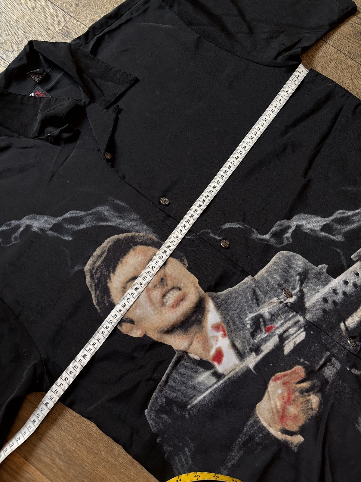 Vintage RARE Vintage Scarface Short Sleeve Shirt Size US XL / EU 56 / 4 - 13 Thumbnail