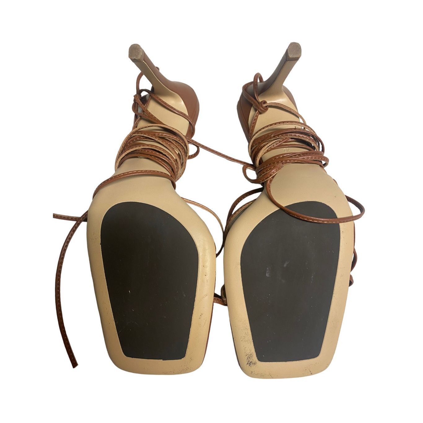 Tony Bianco Feliz Sanda in Rust Nappa Size 10 NIB