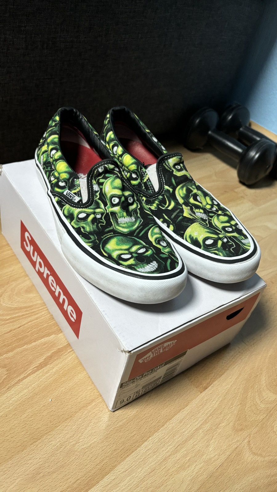 Supreme Supreme x Vans Skull Slip-On | Grailed