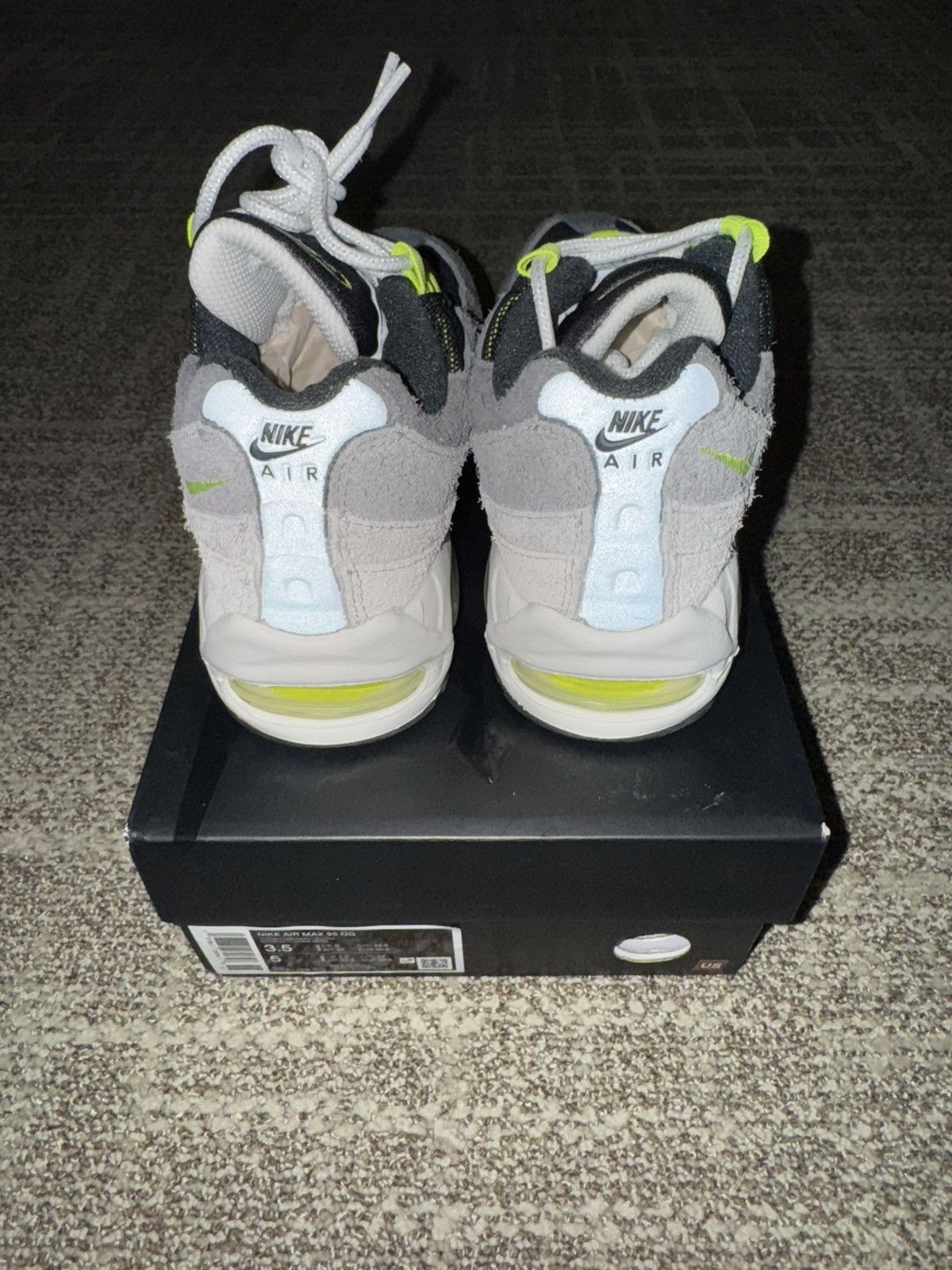 MoMA × Nike Nike Air Max 95 Reverse Neon Moma Exclusive Sz 5W 30th Anniv Size US 5 / IT 35 - 3 Thumbnail