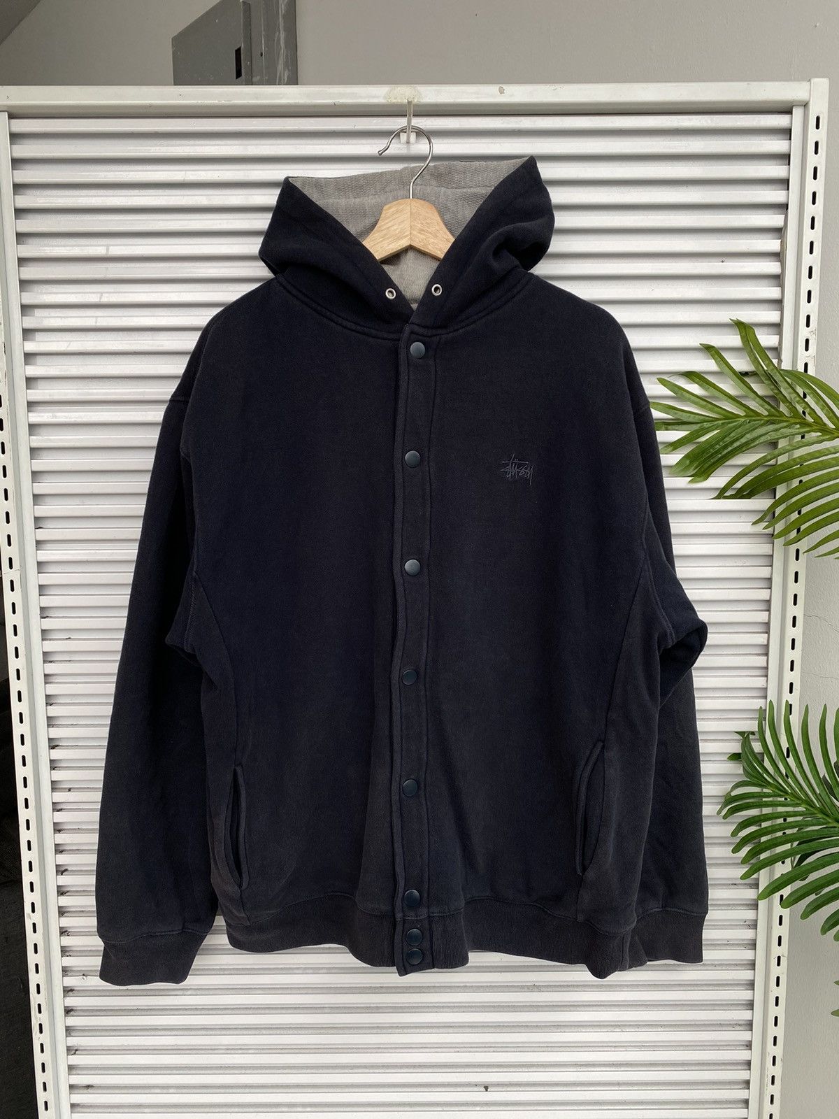 Stussy × Vintage Vintage OG Stussy Varsity Hoodies / Travis Flacko Scott Size US L / EU 52-54 / 3 - 1 Thumbnail