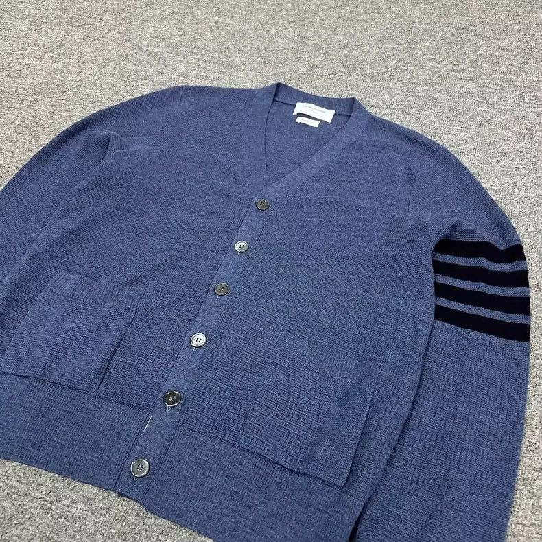 Thom Browne Thom Browne Four-striped sweater knitted cardigan 2506-Next Size US S / EU 44-46 / 1 - 3 Thumbnail