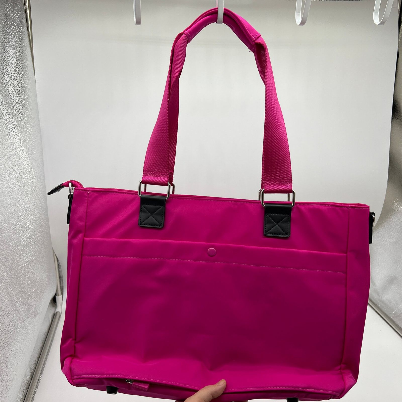 Other IHKWIP Cargo Catchall Tote No Crossbody Strap Ruby Berry Size ONE SIZE - 2 Thumbnail