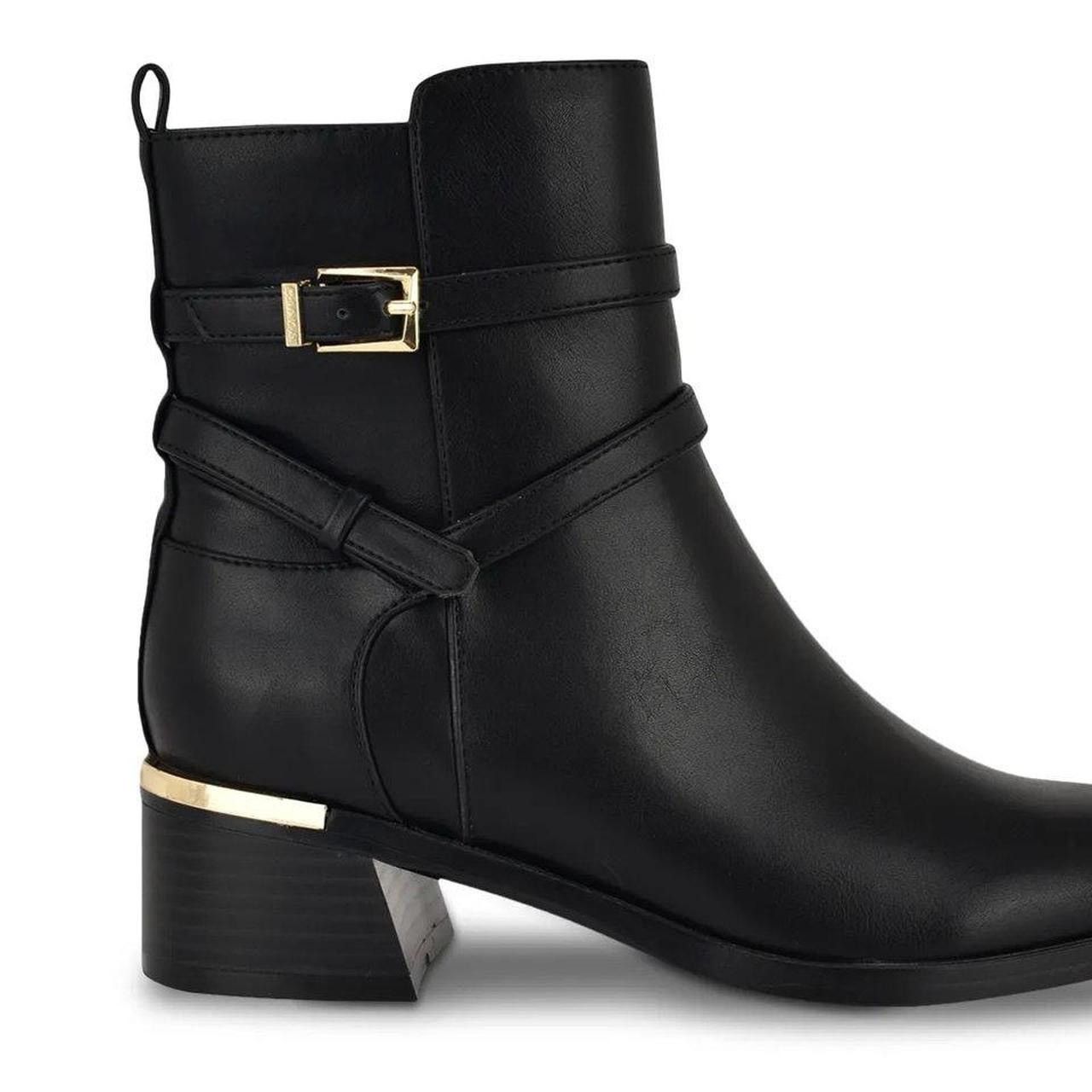 Calvin Klein Calvin Klein Women Jasen Block Heel Almond Toe Dress Booties Size US 7.5 / IT 37.5 - 2 Thumbnail