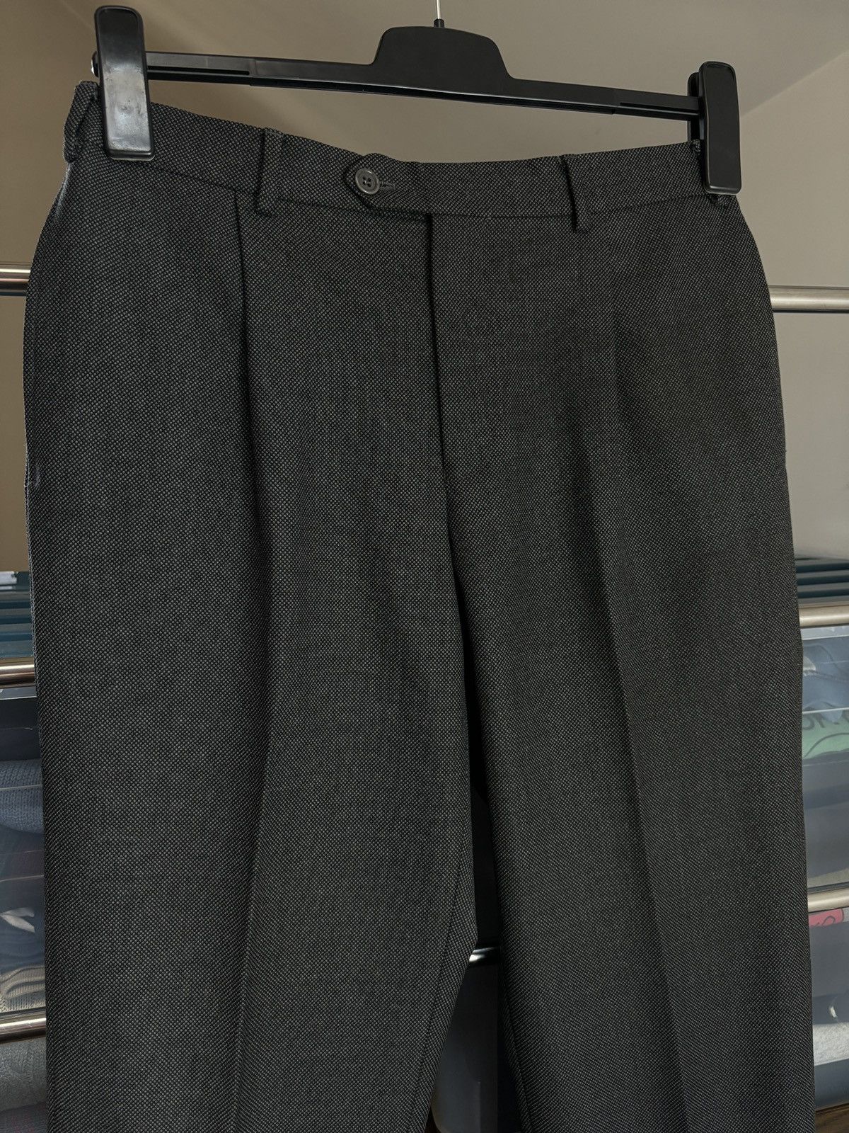 Aquascutum × Designer Aquascutum London Wool Suit Set Blazer + Pants Size 38S - 10 Thumbnail