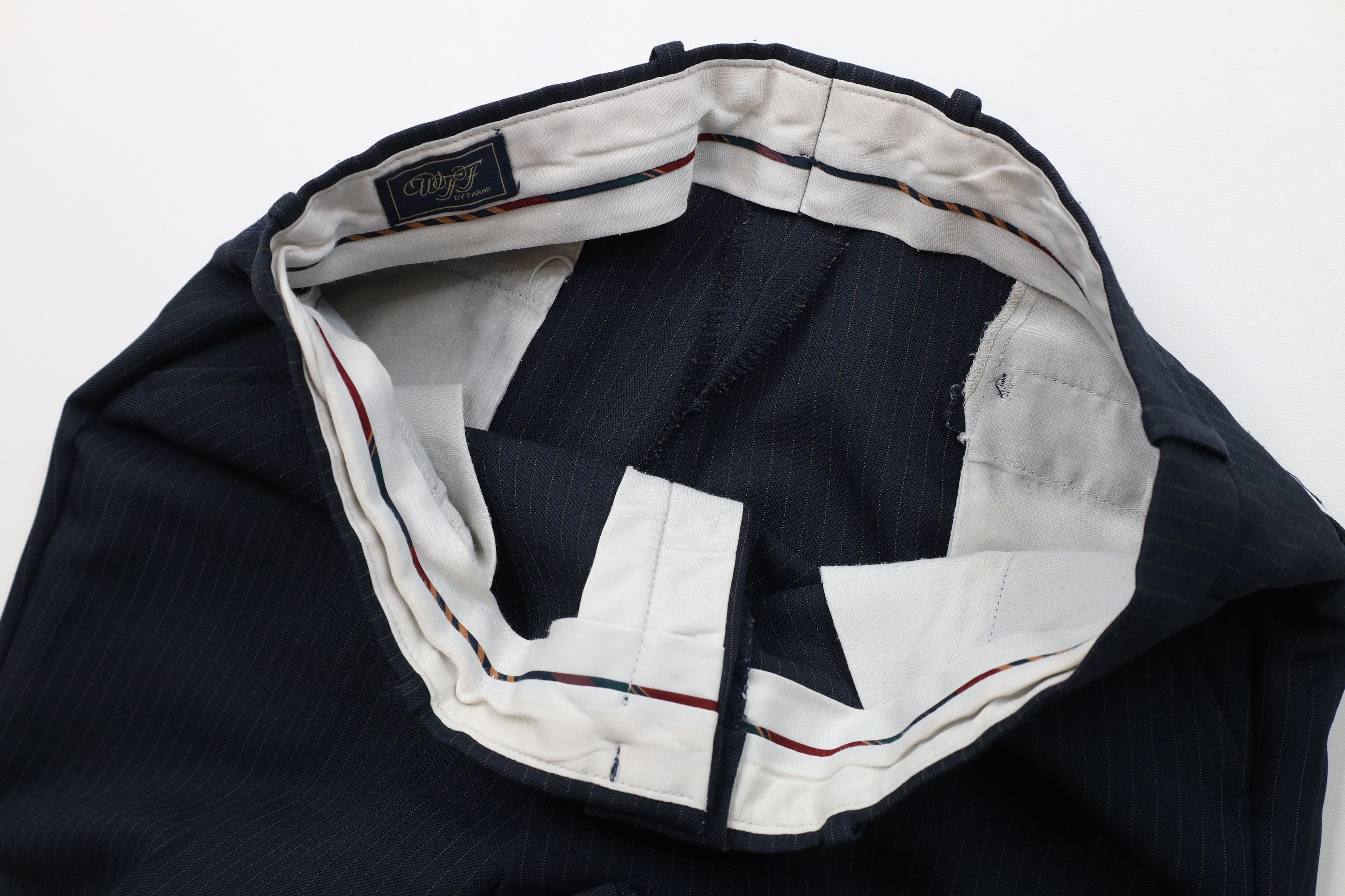 Vintage Vintage 70s Streetwear Pinstriped Wide Leg Chino Pants USA Size US 34 / EU 50 - 8 Thumbnail