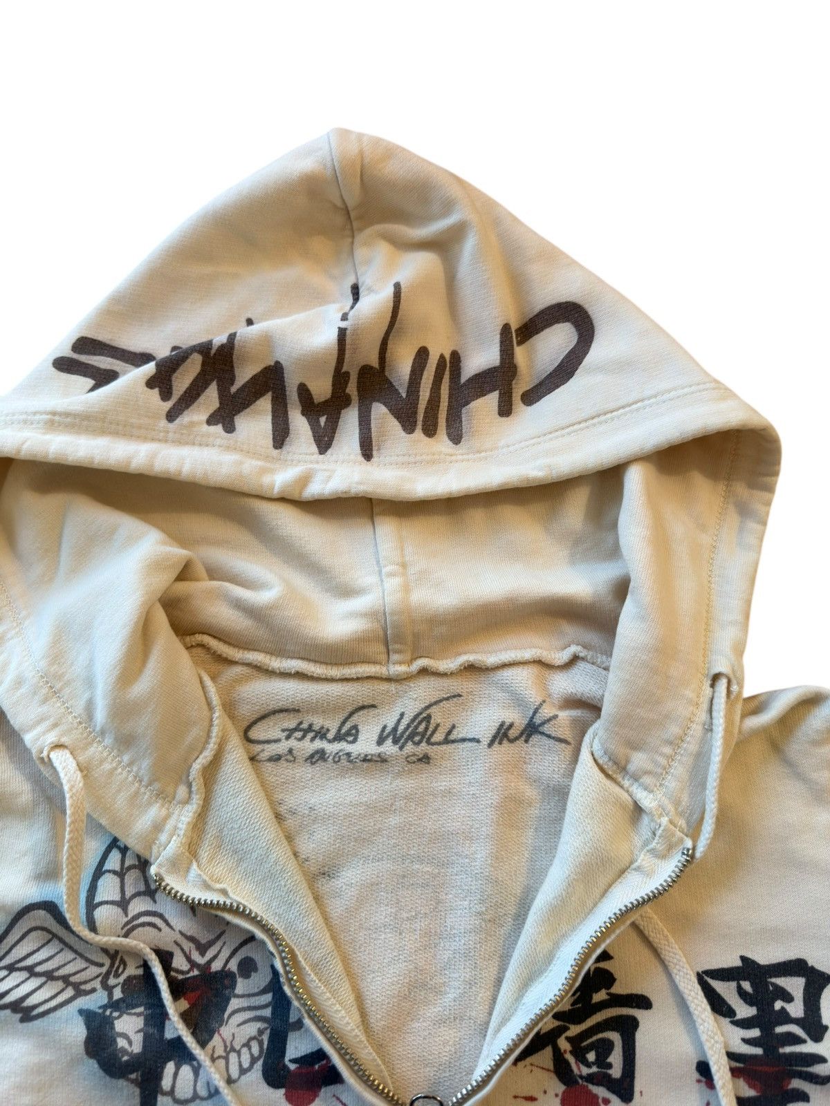 The Great China Wall *RARE* 90s VINTAGE THE GREAT CHINA WALL TGCW HOODIE INK LA Size L / US 10 / IT 46 - 12 Thumbnail