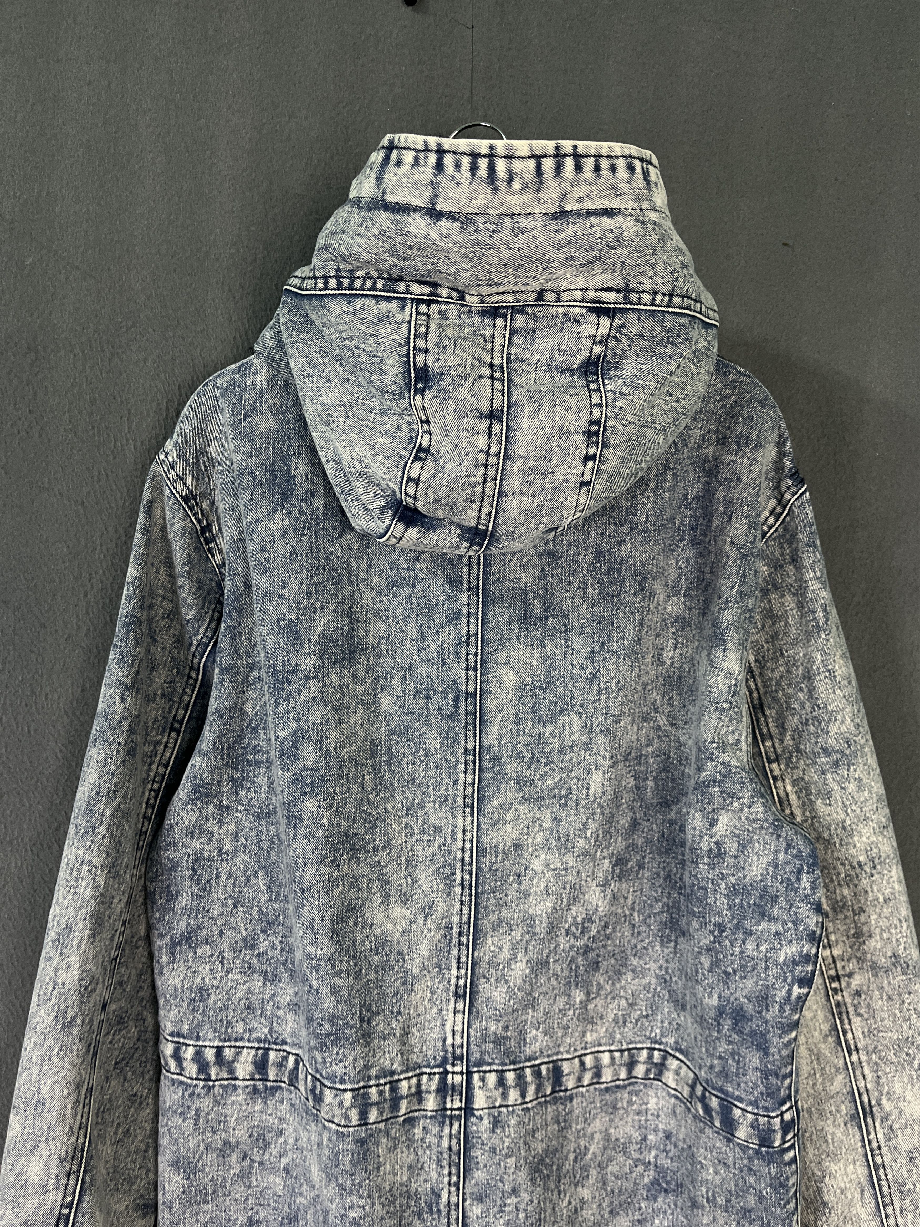 In The Attic In The Attic Stone Washed Denim Fishtail Parka Jacket Size US M / EU 48-50 / 2 - 7 Thumbnail
