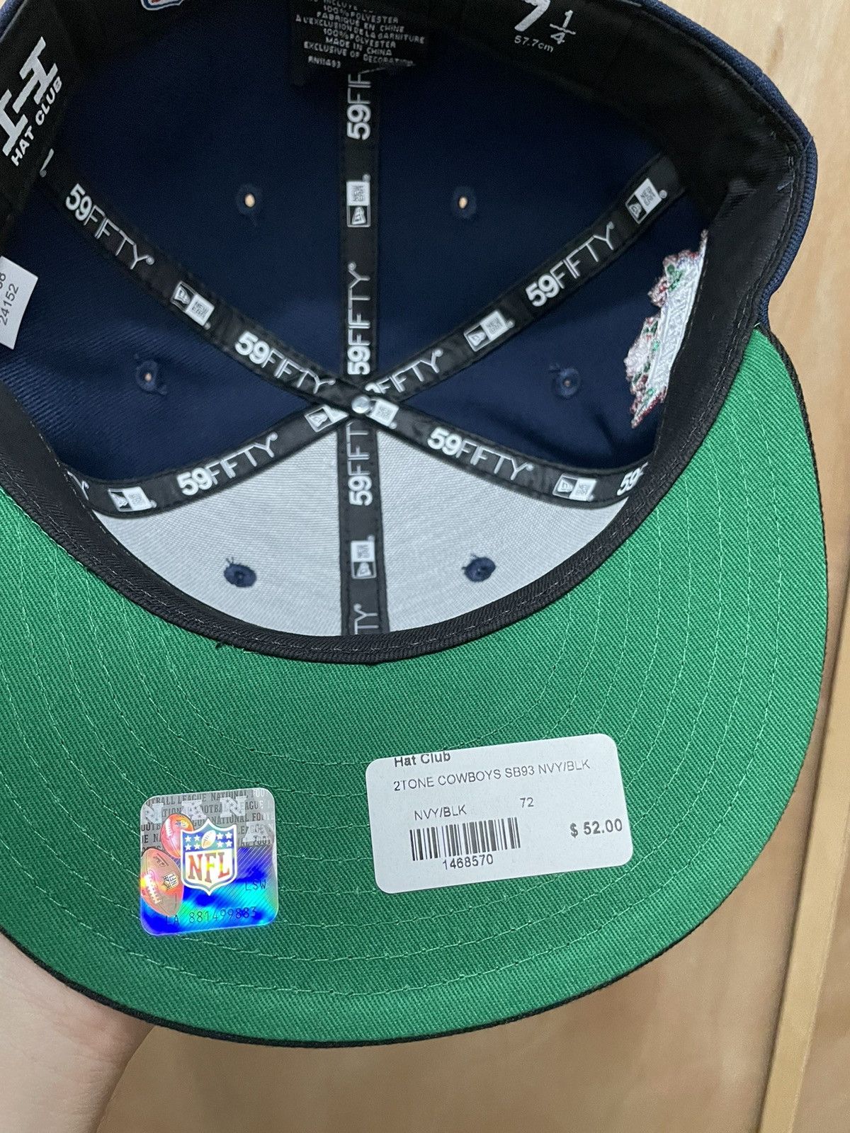 NFL × New Era Hat club Dallas cowboys logo Super Bowl patch 7 1/4 Size ONE SIZE - 6 Thumbnail