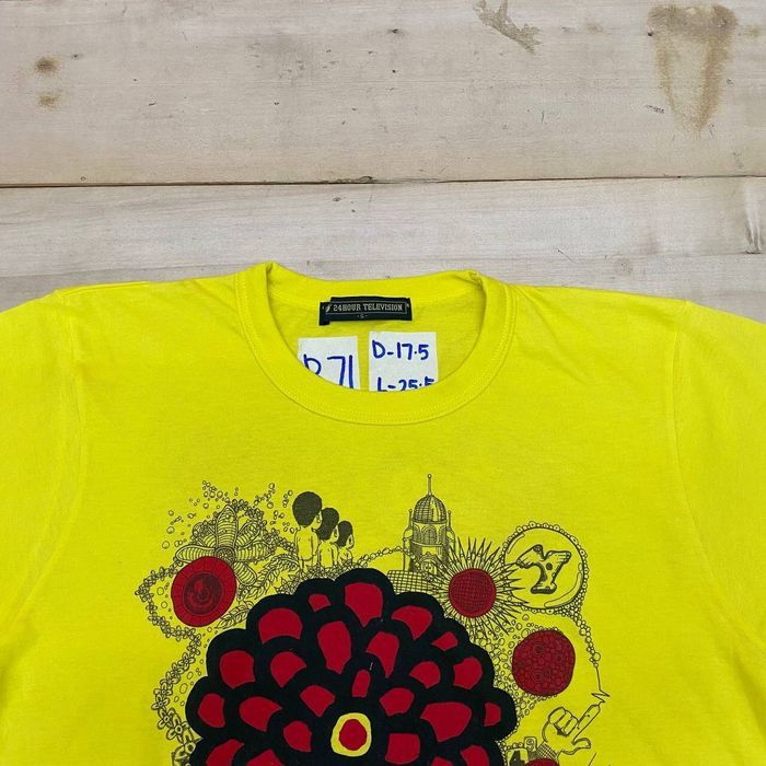 Japanese Brand B71. 24 HOUR TELEVISION X YAYOI KUSAMA X SATOSHI OHNO TEE Size US S / EU 44-46 / 1 - 3 Thumbnail