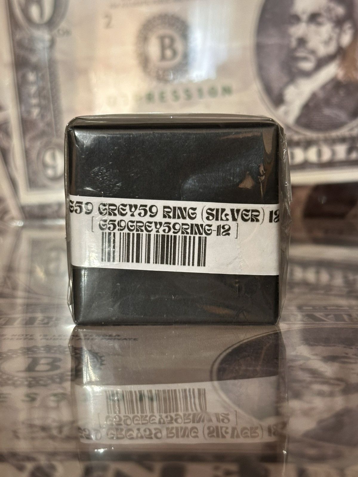 G59 Records Size: 12 G59 GREYFIVENINE RING (SILVER) Size ONE SIZE - 2 Thumbnail