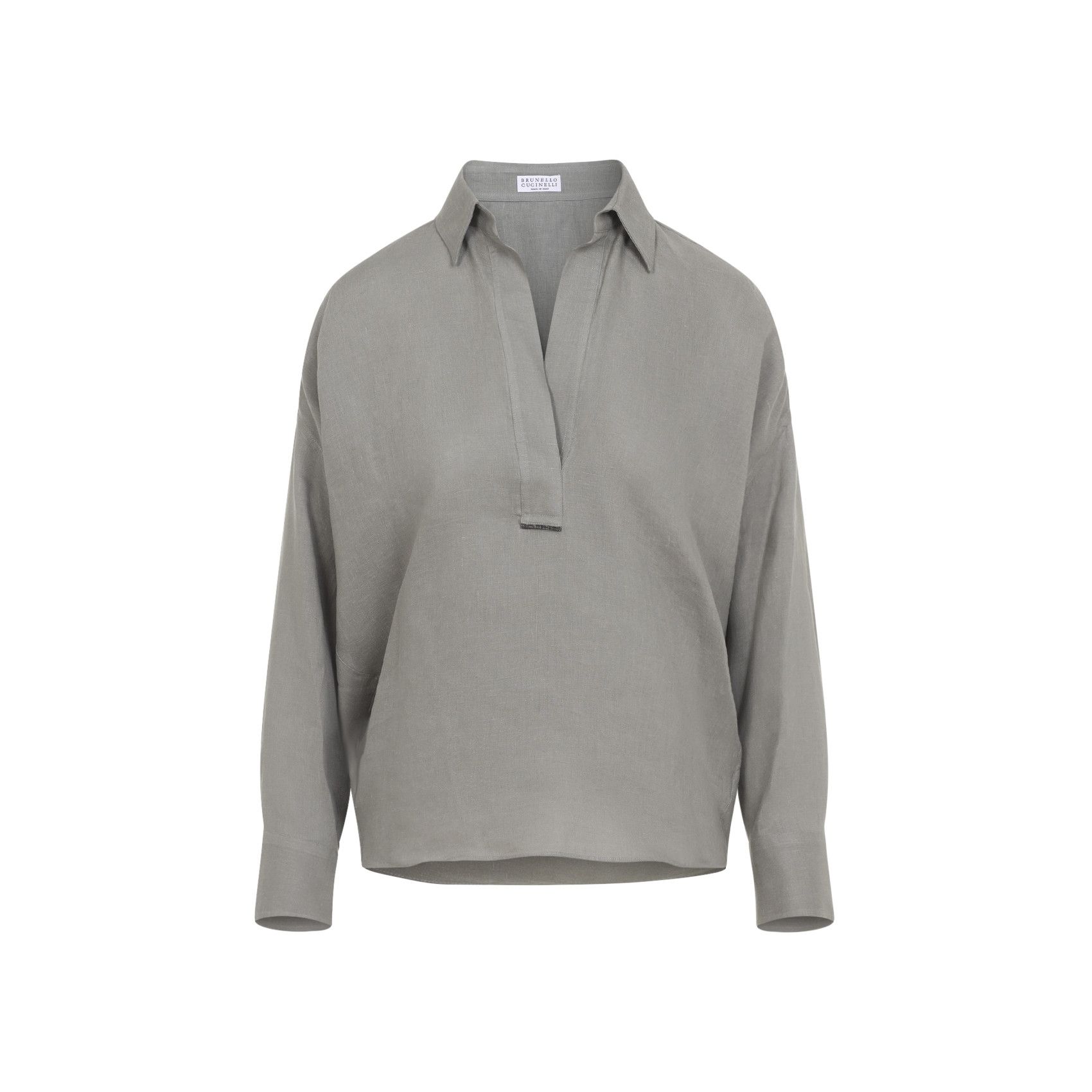 Brunello Cucinelli Brunello Cucinelli Linen Blouse Size M / US 6-8 / IT 42-44 - 1 Thumbnail