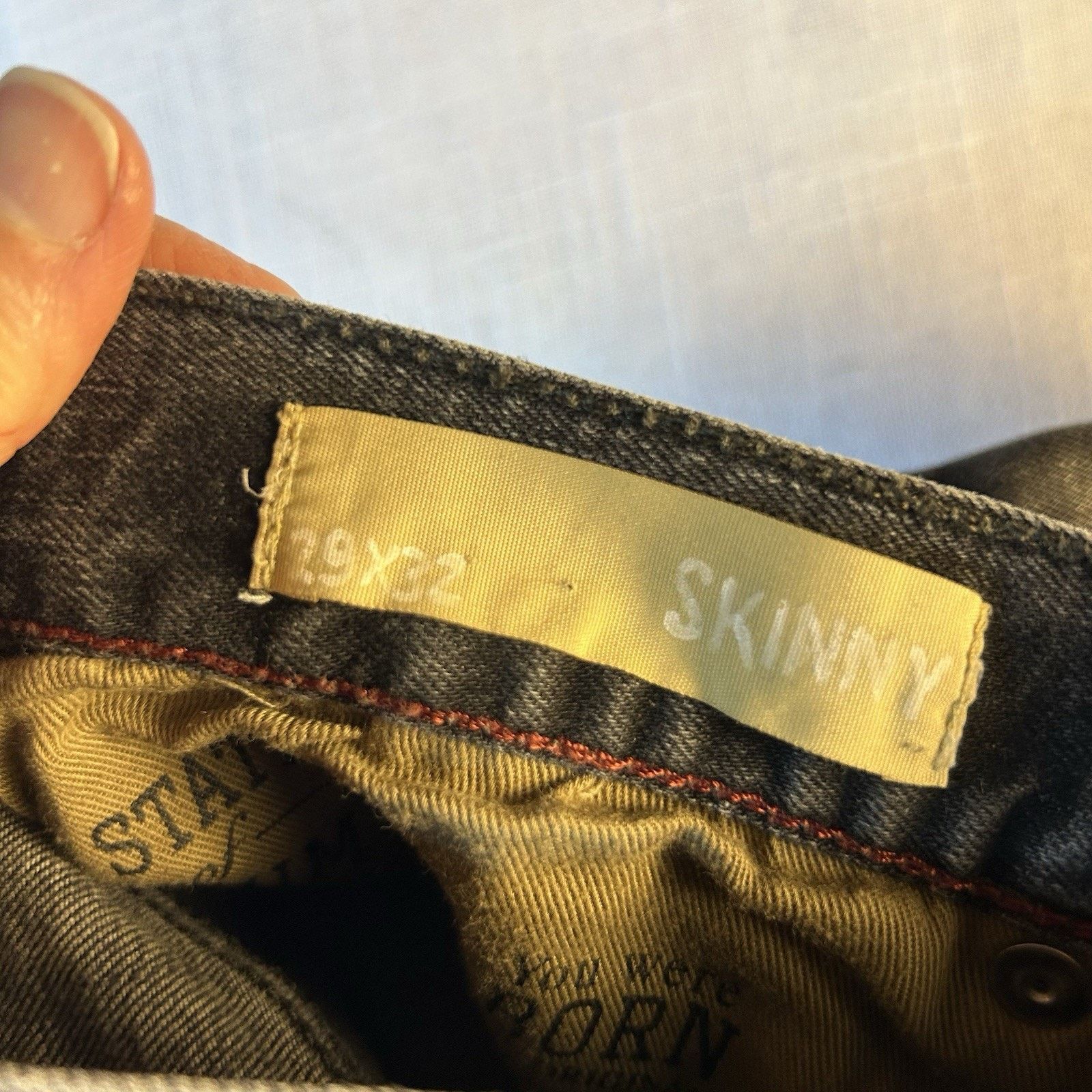 Arizona Jean Co. Arizona Slim Straight Flex Denim 29x32 Jeans Black Size US 29 - 8 Thumbnail