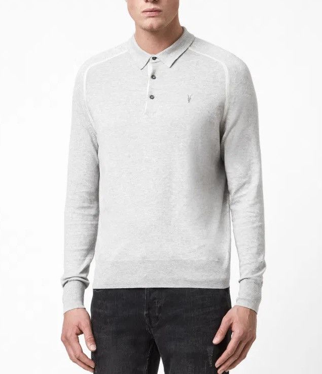 Allsaints AllSaints Harlen LS Polo Shirt Size US XS / EU 42 / 0 - 2 Thumbnail