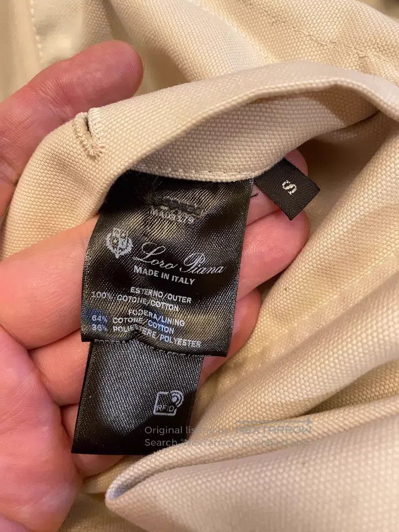 Loro Piana Loro Piana Work Jacket Waterproof Jacket Jacket Size US S / EU 44-46 / 1 - 9 Thumbnail