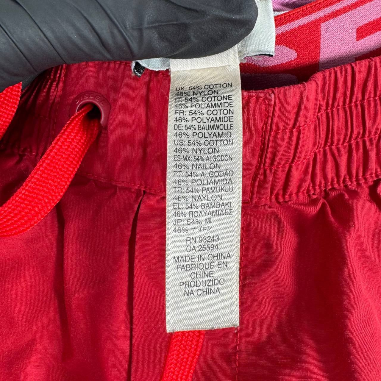 Diesel Diesel Beachwear Swim Shorts Red Mens Size XL Size US 36 / EU 52 - 5 Thumbnail
