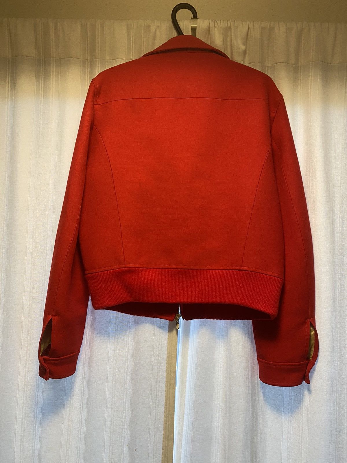 Acne Studios Acne Studios Red Wool Bomber Coat Size US M / EU 48-50 / 2 - 5 Thumbnail