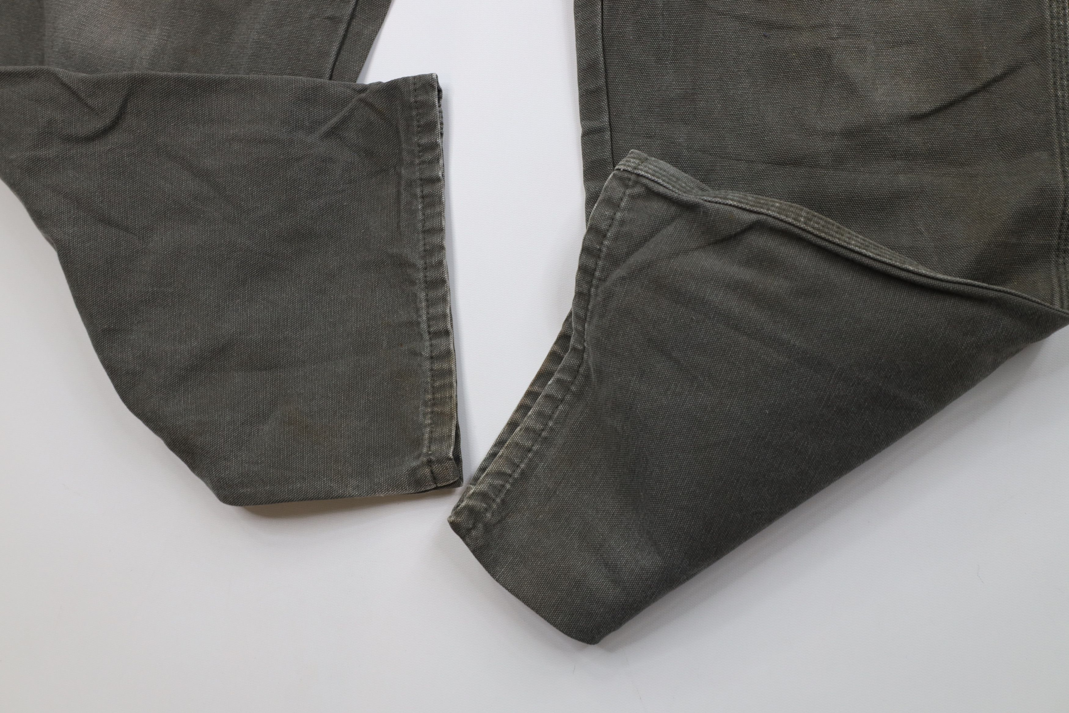 Dickies Vintage Y2K Dickies Canvas Wide Leg Dungaree Pants Green Size US 36 / EU 52 - 5 Thumbnail