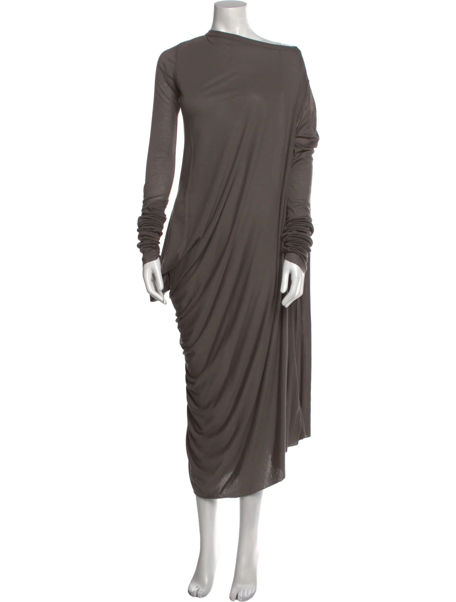 knee length dresses for ladies Rick Owens Lilies Long Jersey Dress