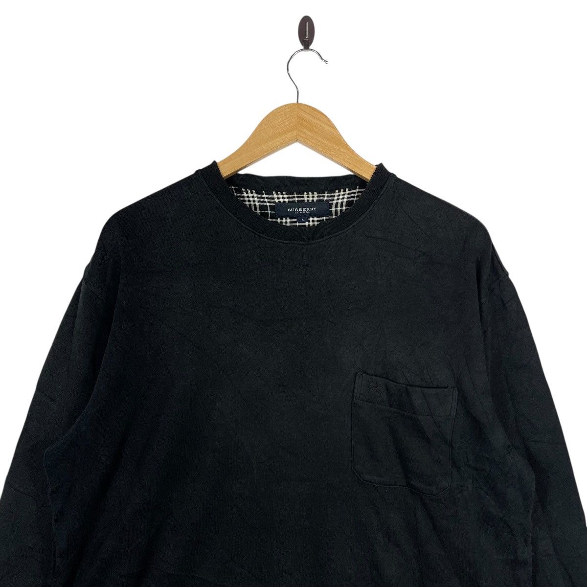 Burberry Burberry London Made in Japan Pocket Long Sleeve T-Shirt Size US L / EU 52-54 / 3 - 2 Thumbnail