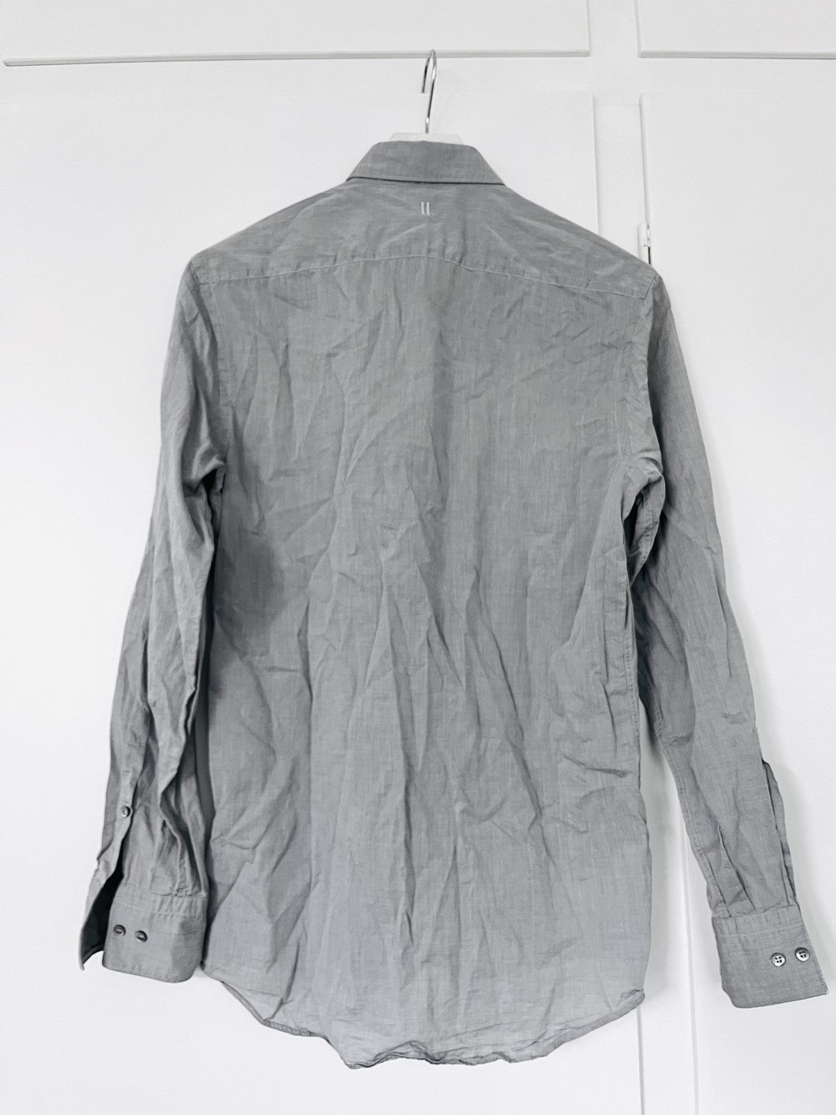 Neil Barrett Grey Shirt Size US M / EU 48-50 / 2 - 2 Thumbnail