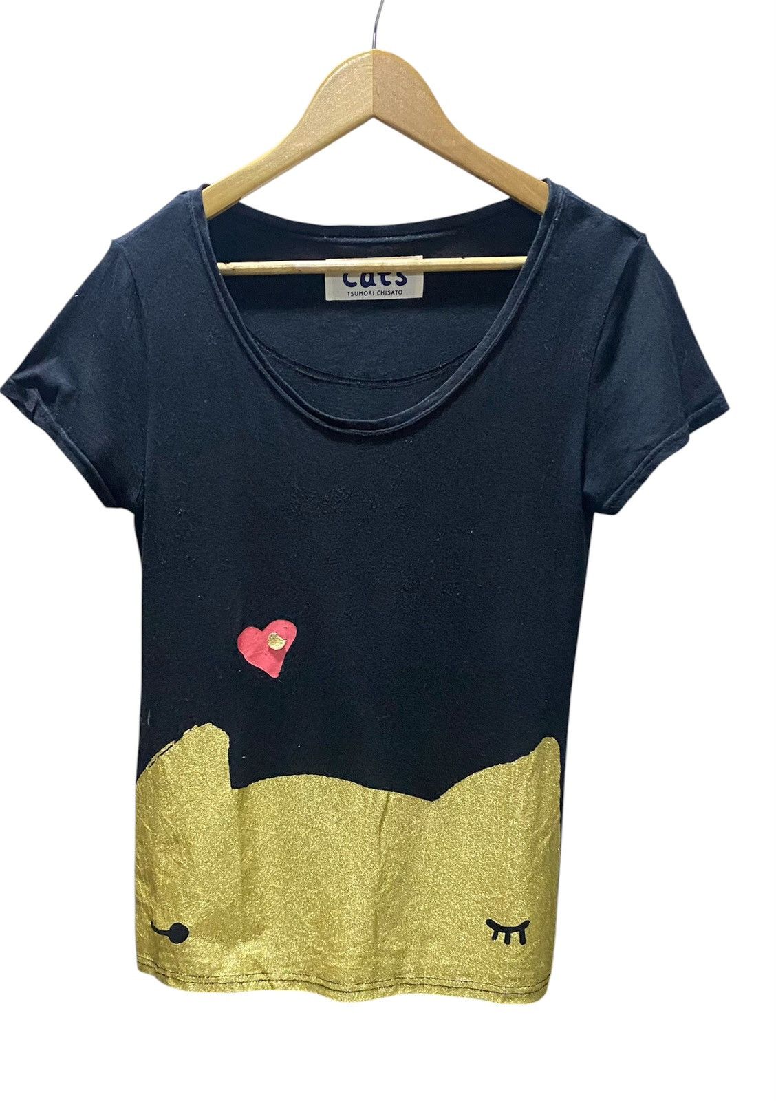 Issey Miyake Tsumori Chisato Cats Design Art T-shirt Size M / US 6-8 / IT 42-44 - 1 Thumbnail