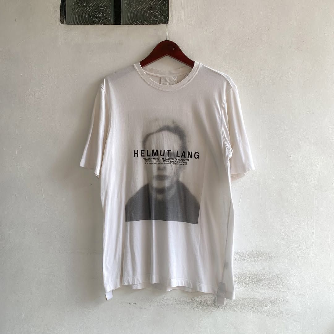 Helmut Lang Helmut Lang White Tees Size US L / EU 52-54 / 3 - 1 Thumbnail