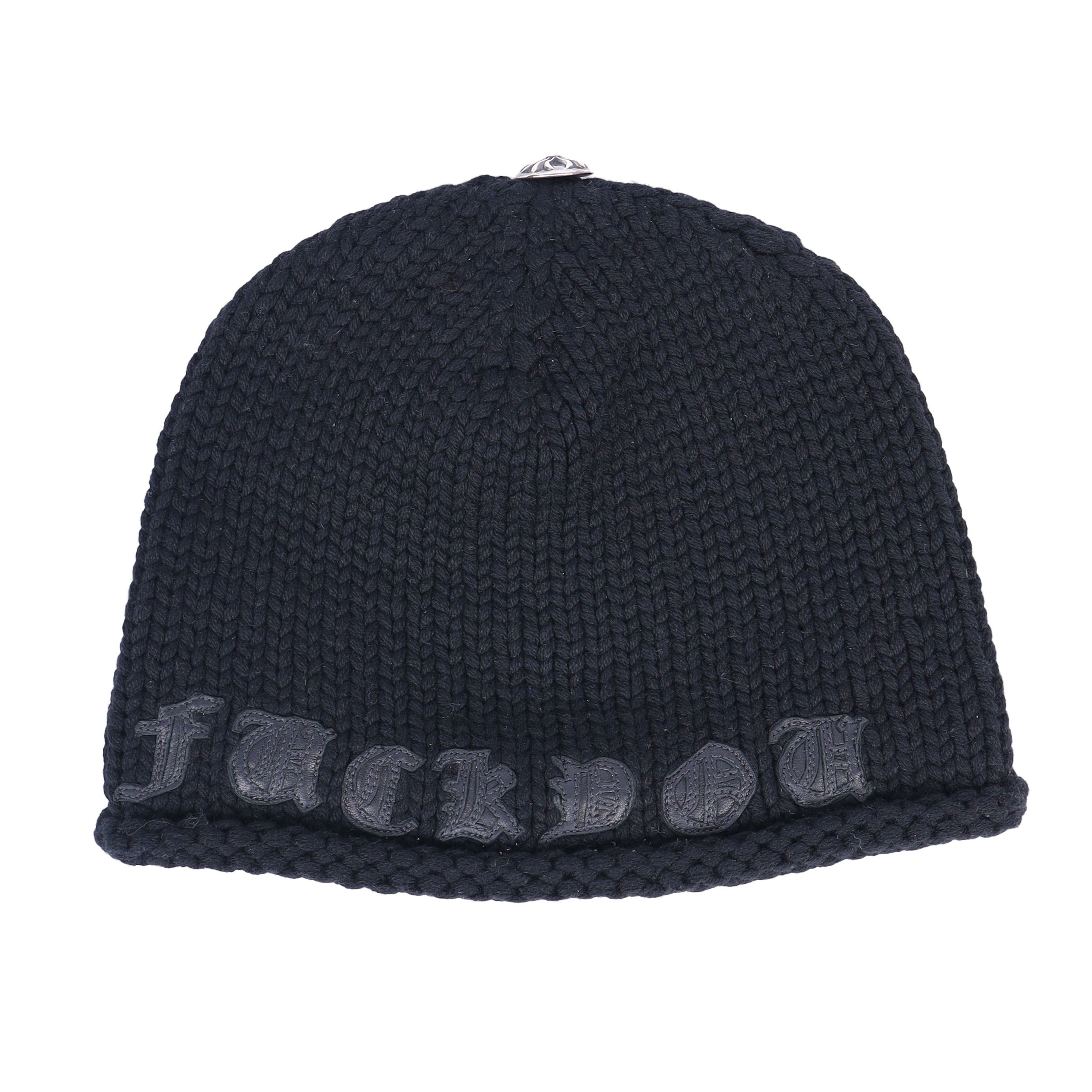 Chrome Hearts Chrome Hearts “Fuck You” Embroidered Thermal Beanie
