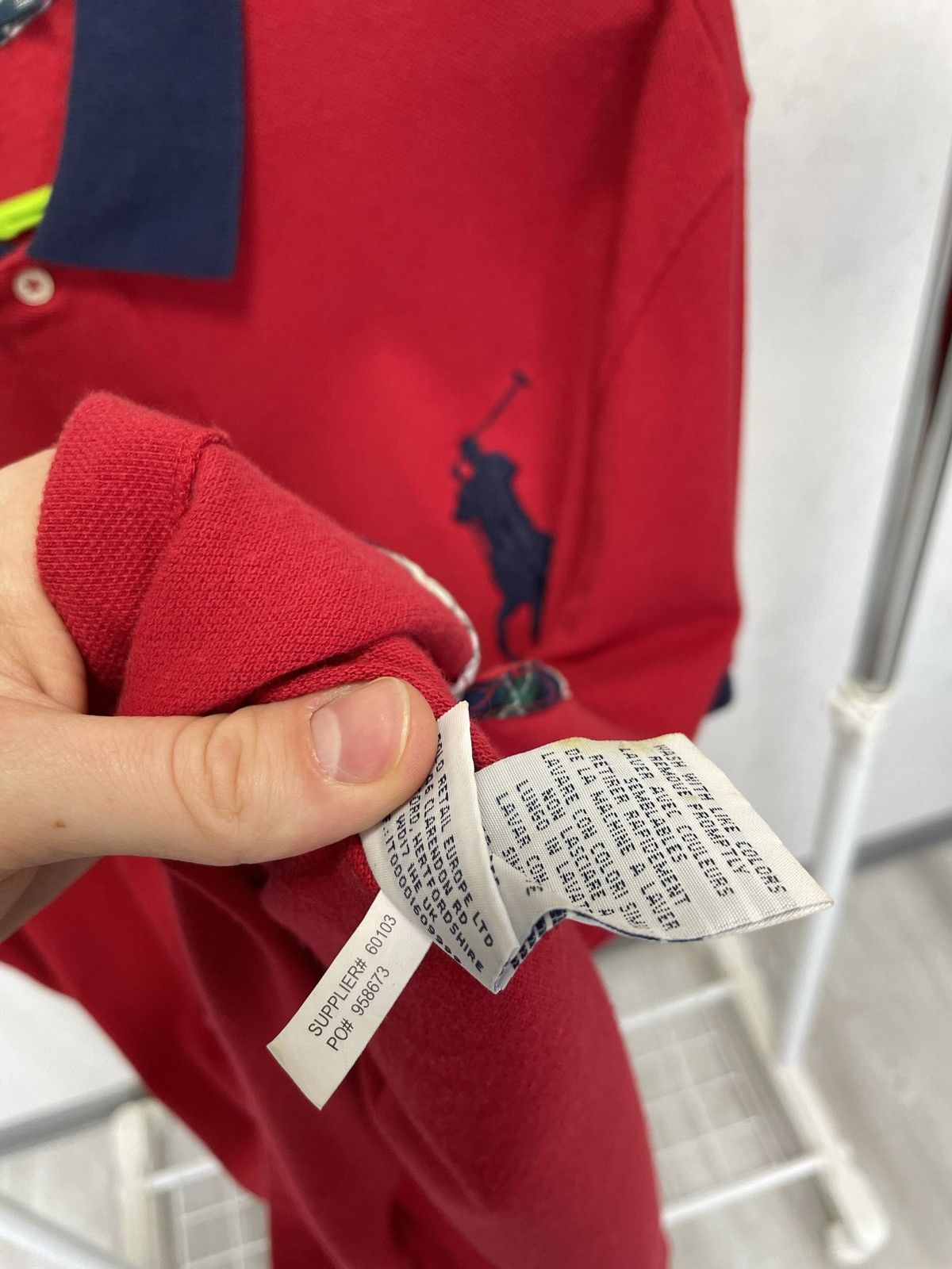 Polo Ralph Lauren × Ralph Lauren × Vintage Vintage Y2K Polo Ralph Lauren Polo Shirt Big Pony Logo Size US XL / EU 56 / 4 - 10 Thumbnail