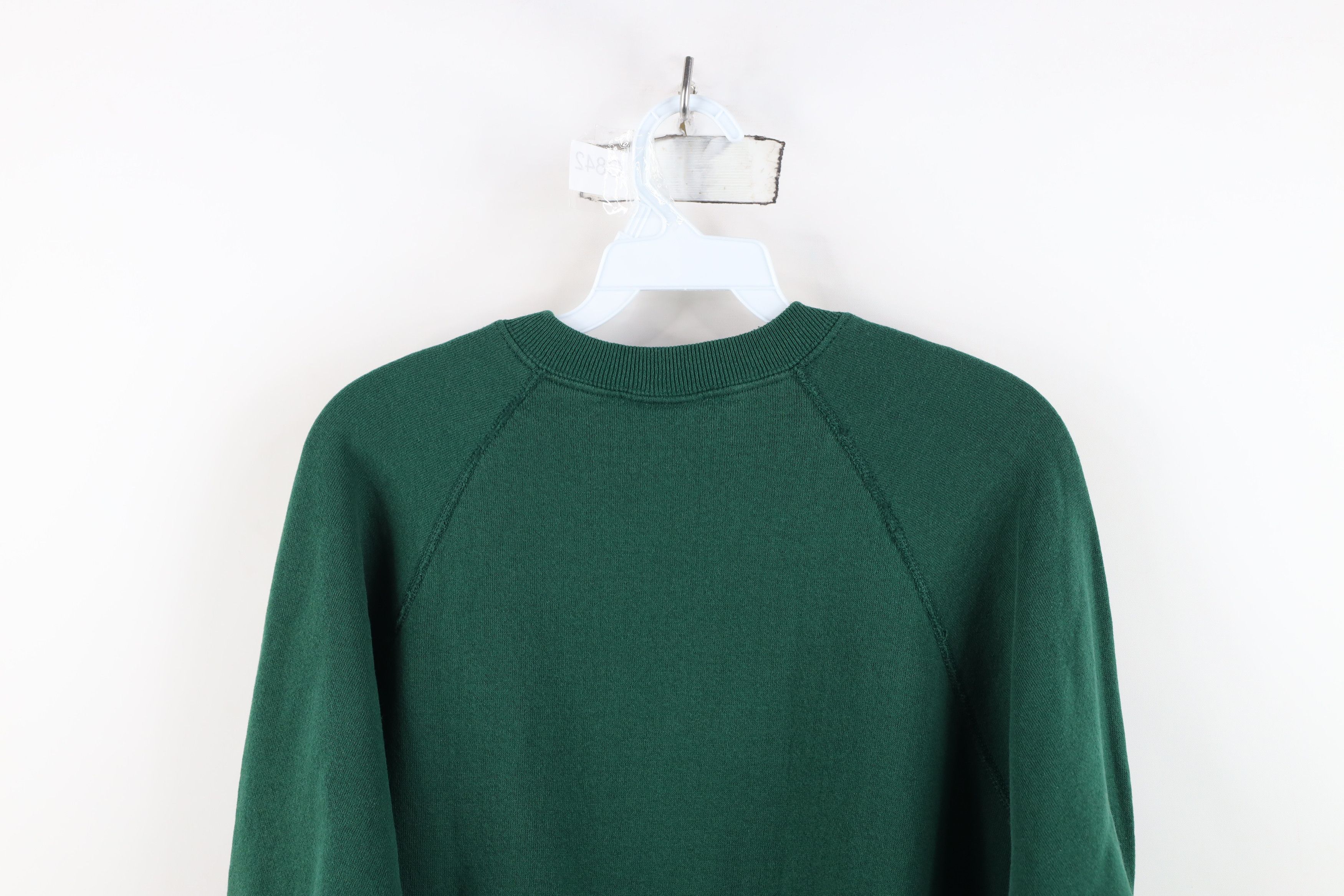 Vintage Vintage 90s Christmas Undercover Santa Sweatshirt Green USA Size XL / US 12-14 / IT 48-50 - 12 Thumbnail