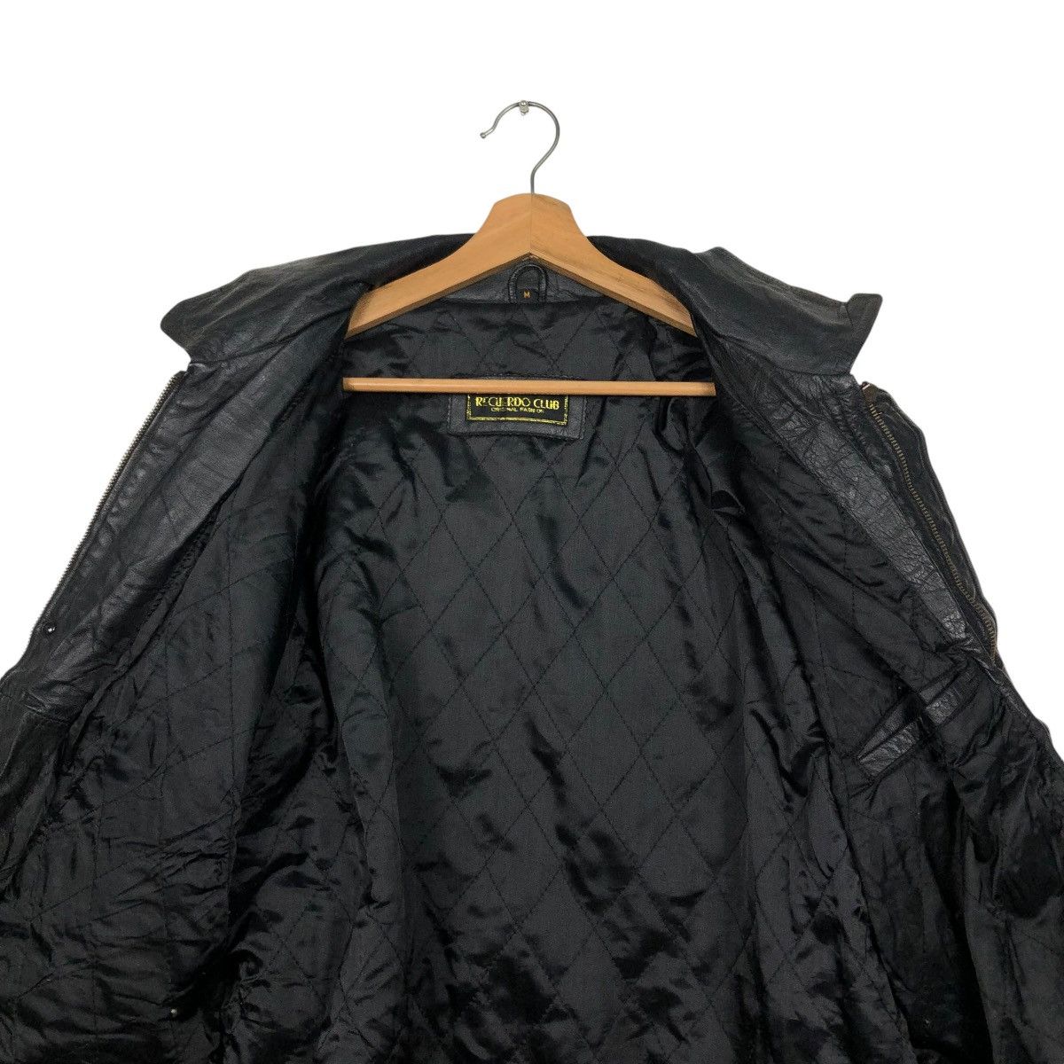 Japanese Brand 🔥VINTAGE BIKER LEATHER JACKET RECUERDO ISSEY MIYAKE Size US M / EU 48-50 / 2 - 16 Thumbnail