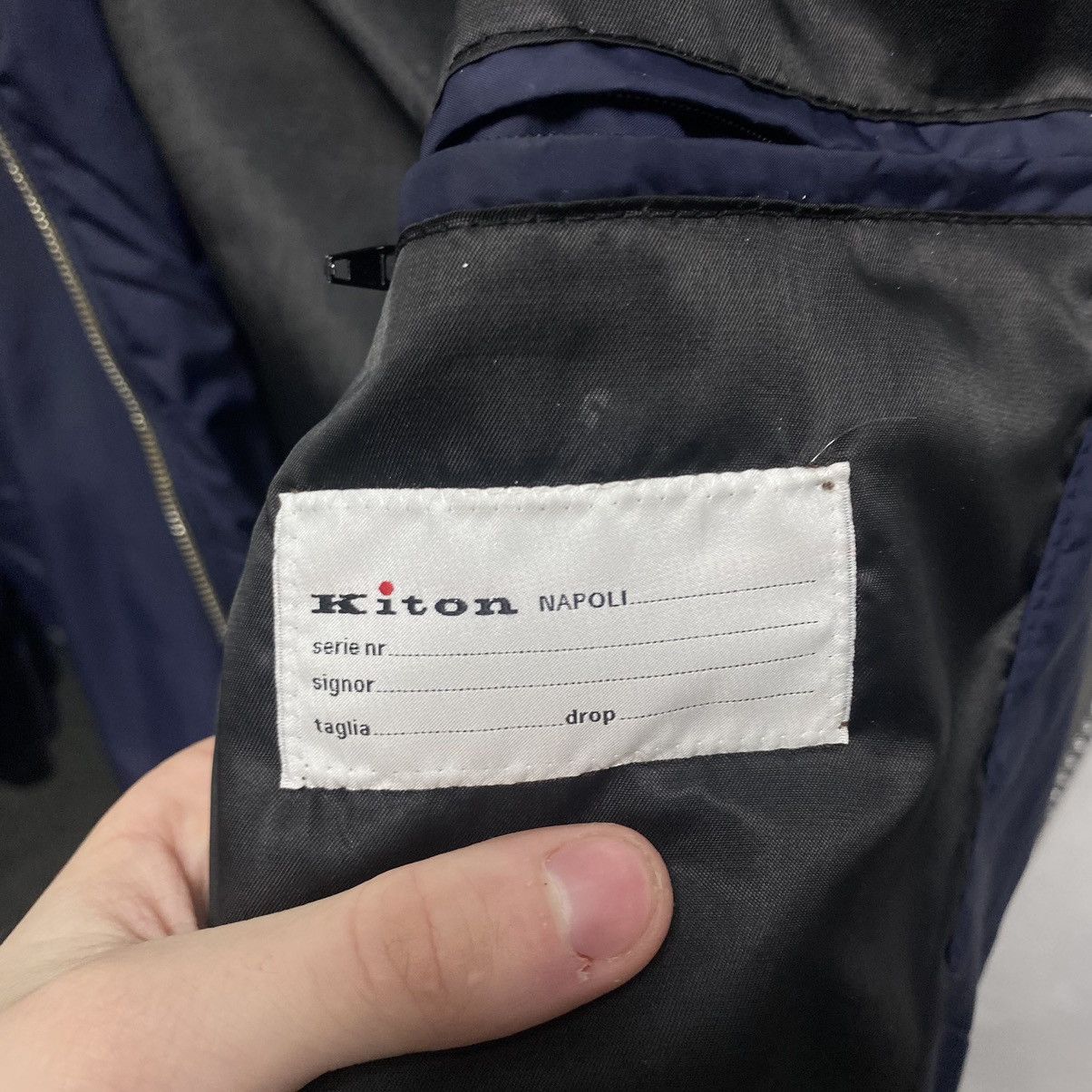 Kiton Vintage kiton Bomber Jacket Size US M / EU 48-50 / 2 - 7 Thumbnail