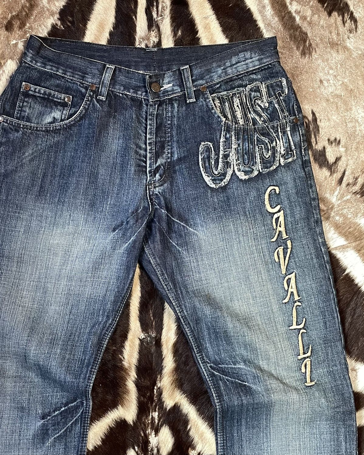 Just Cavalli JUST CAVALLI EMBROIDERED DENIM Size US 32 / EU 48 - 3 Thumbnail