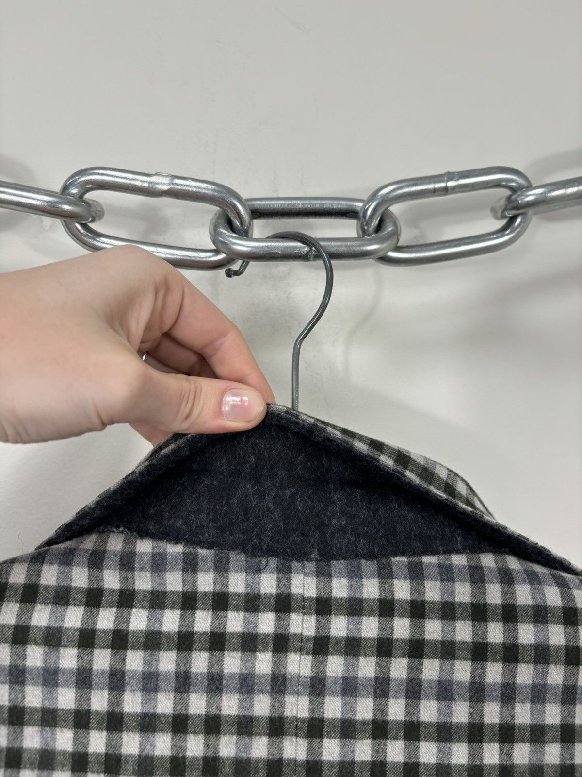 Boggi Boggi Milano Checkered 2-Buttons Wool Silk Blazer Jacket Size 40R - 20 Thumbnail
