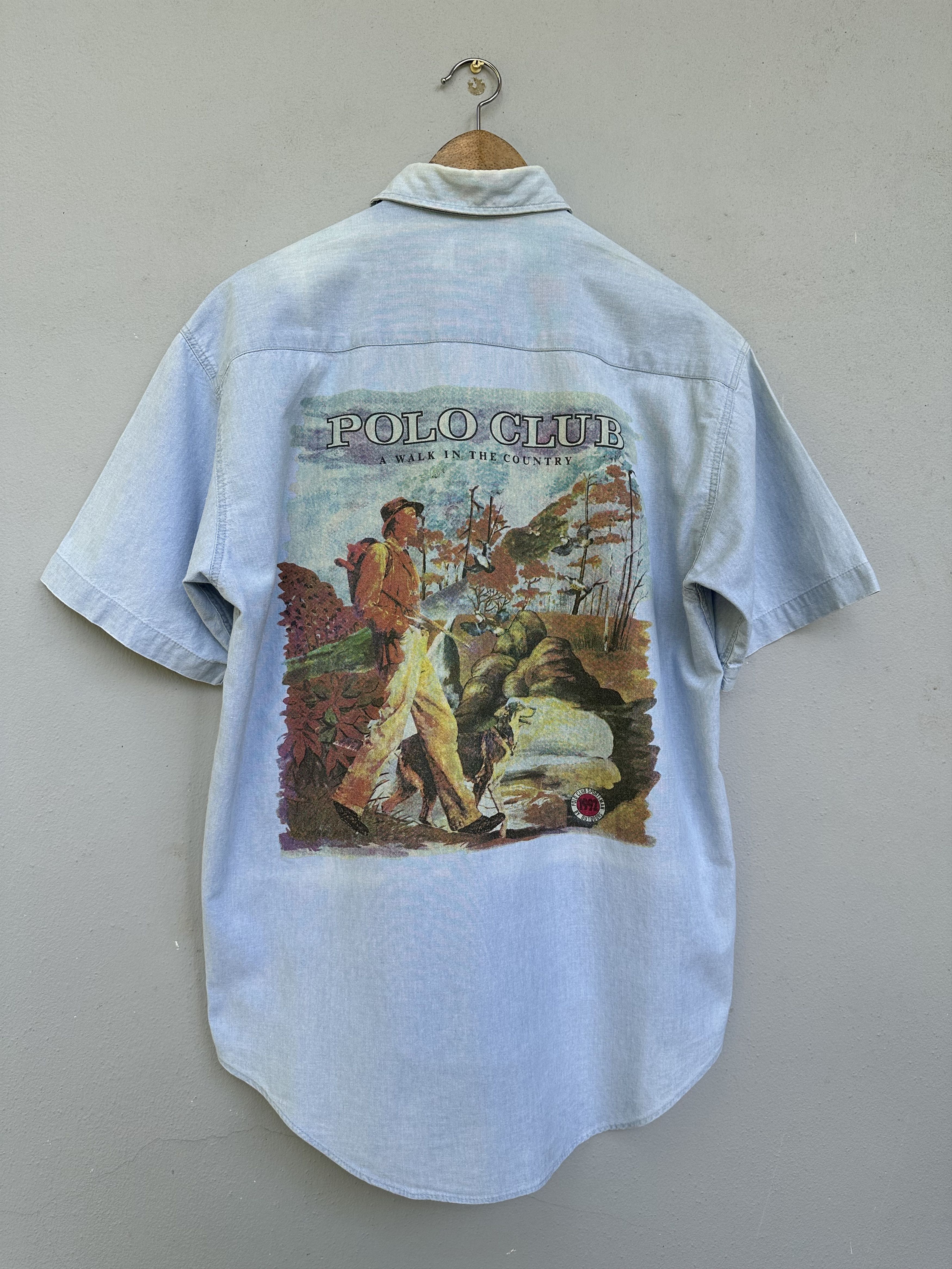 image of Polo Ralph Lauren x Rrl Ralph Lauren Vintage 1992 Polo Club Sportsman Walk In The Country (Size Med