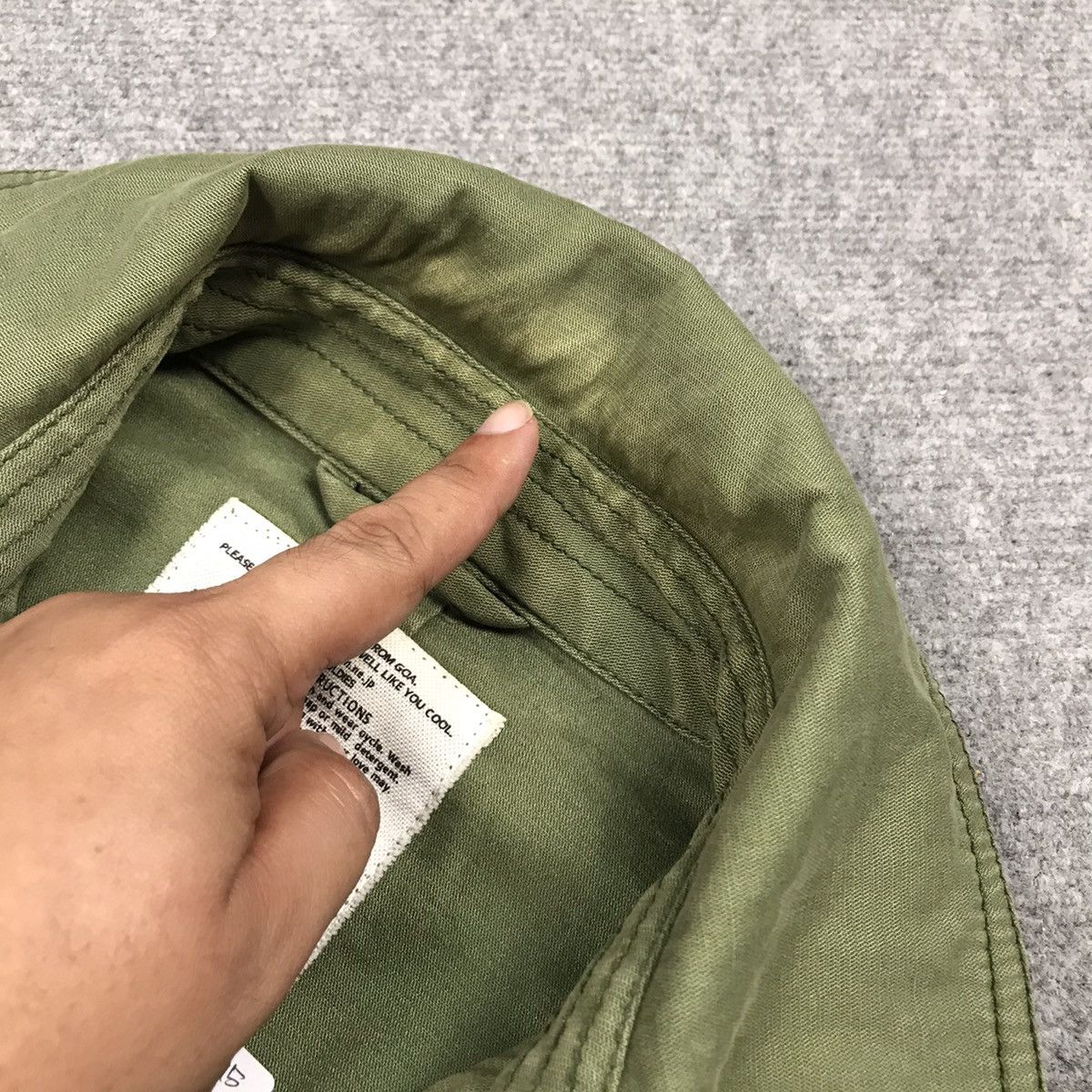 If Six Was Nine × Japanese Brand × Le Grande Bleu (L.G.B.) G.O.A JAPAN GREEN MILITARY CROPPED JACKET Size US XS / EU 42 / 0 - 13 Thumbnail