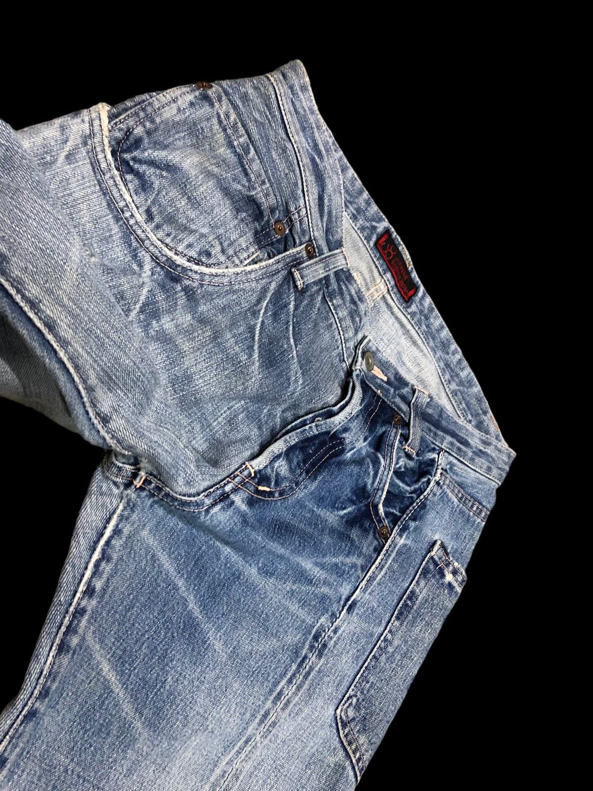 Johnbull SPECIAL DESIGN DISTRESSED SELVEDGE DENIM Size US 31 - 5 Thumbnail