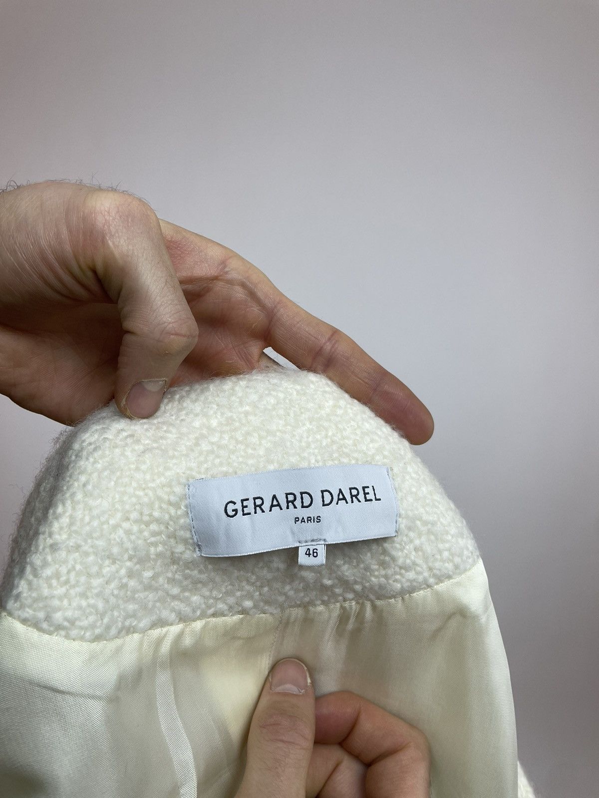 Other GERARD DAREL PARIS Wool Short Coat Jacket Women’s Size 46 Size L / US 10 / IT 46 - 7 Thumbnail
