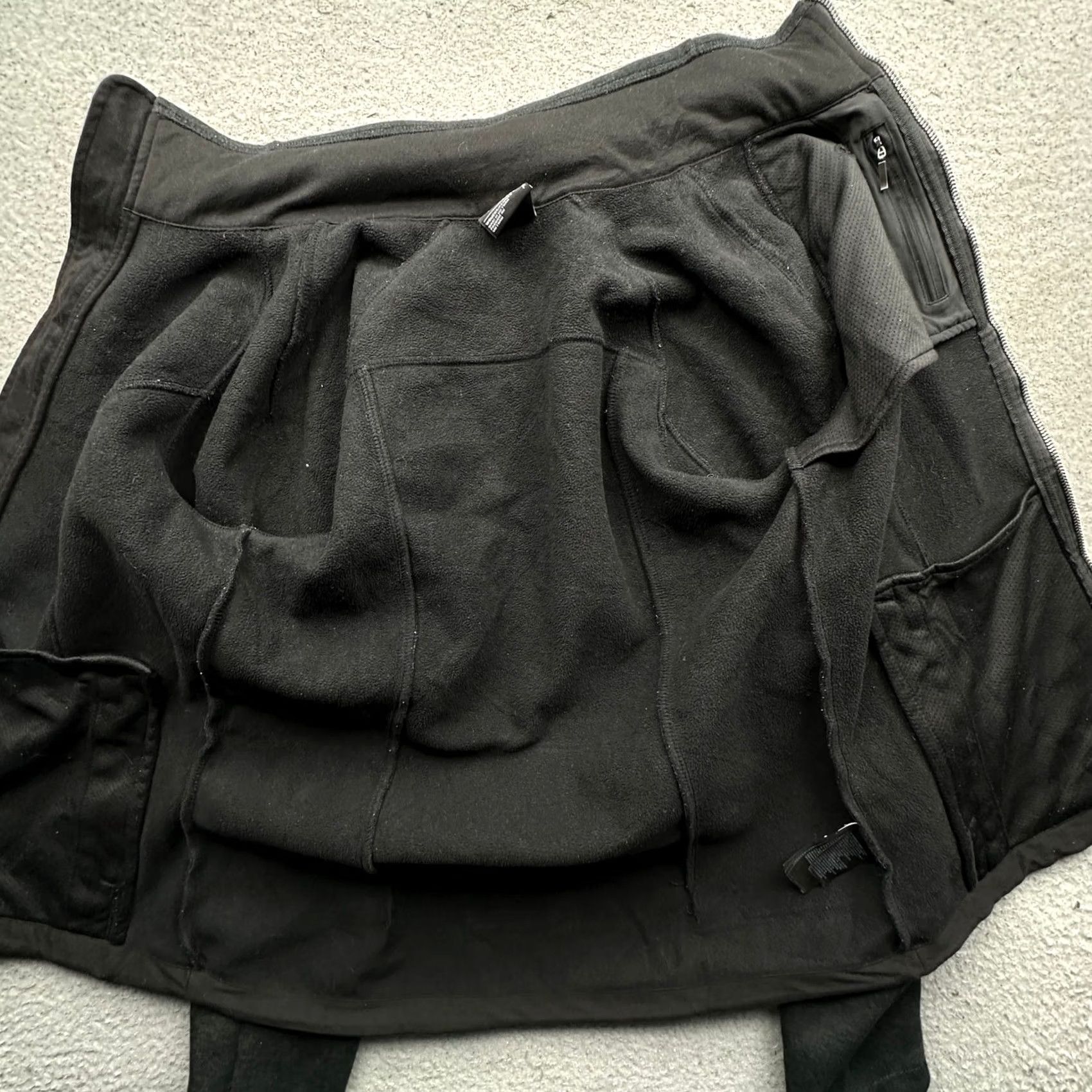 Vintage The North Face Jacket Women's Small Black Heathered Fleece Full Zip Knit Zippered Pockets Casual Outdoor #F17 Size S / US 4 / IT 40 - 7 Thumbnail