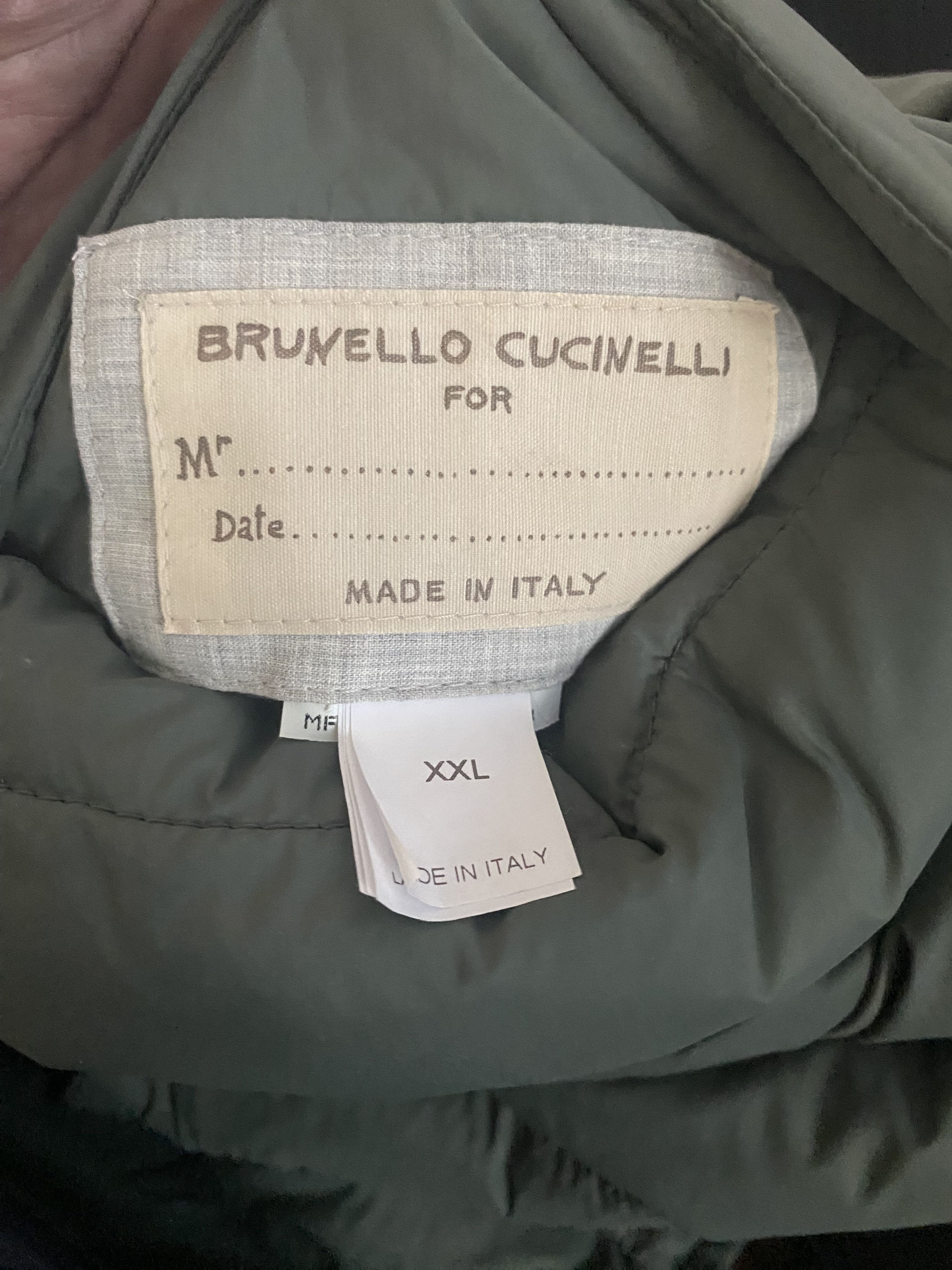 Brunello Cucinelli Reversible Quilted Padded Vest Jacket Size US XXL / EU 58 / 5 - 8 Thumbnail