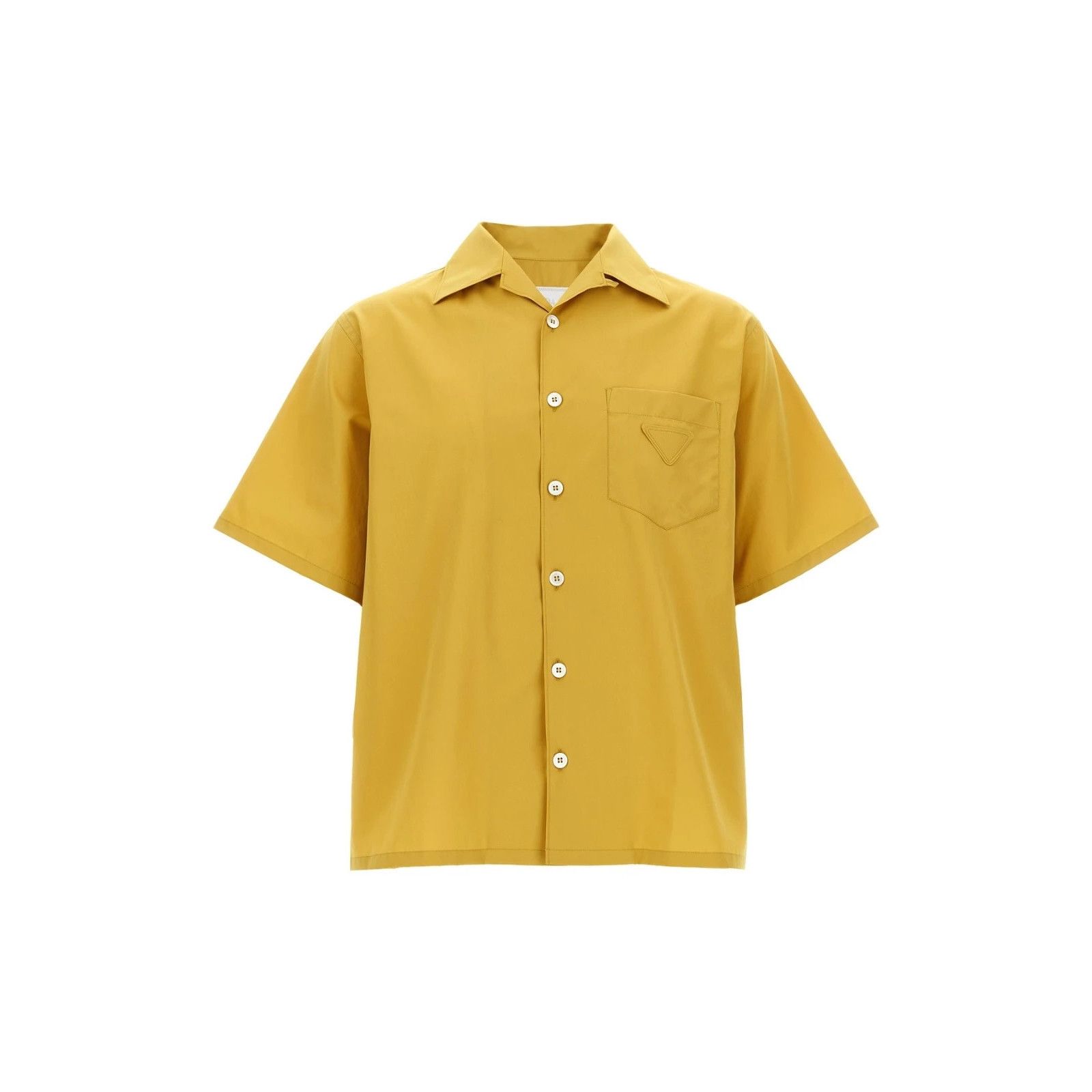 Prada PRADA Yellow Cotton Shirt New & Authentic (Men's size:L;) Size US L / EU 52-54 / 3 - 1 Thumbnail