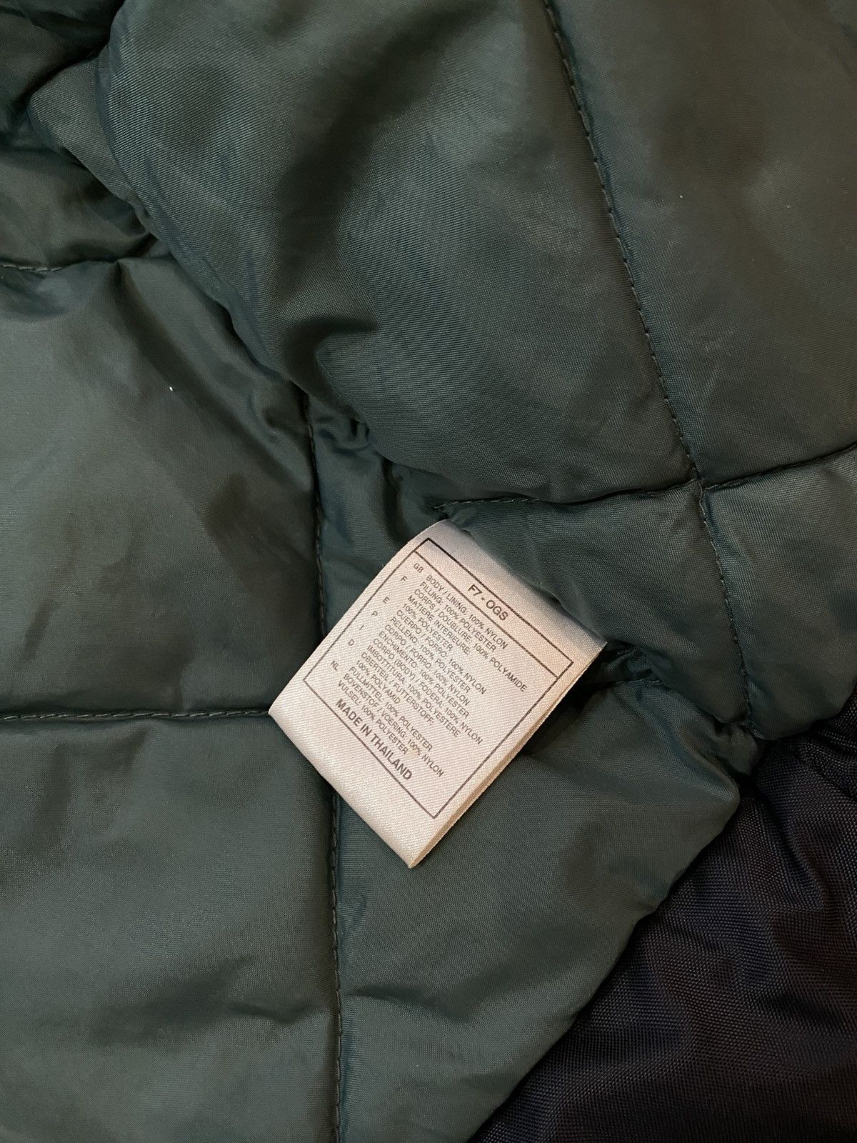 Nike × Vintage Vintage 90’s Nike drill Big Swoosh puffer jacket Size US S / EU 44-46 / 1 - 4 Thumbnail